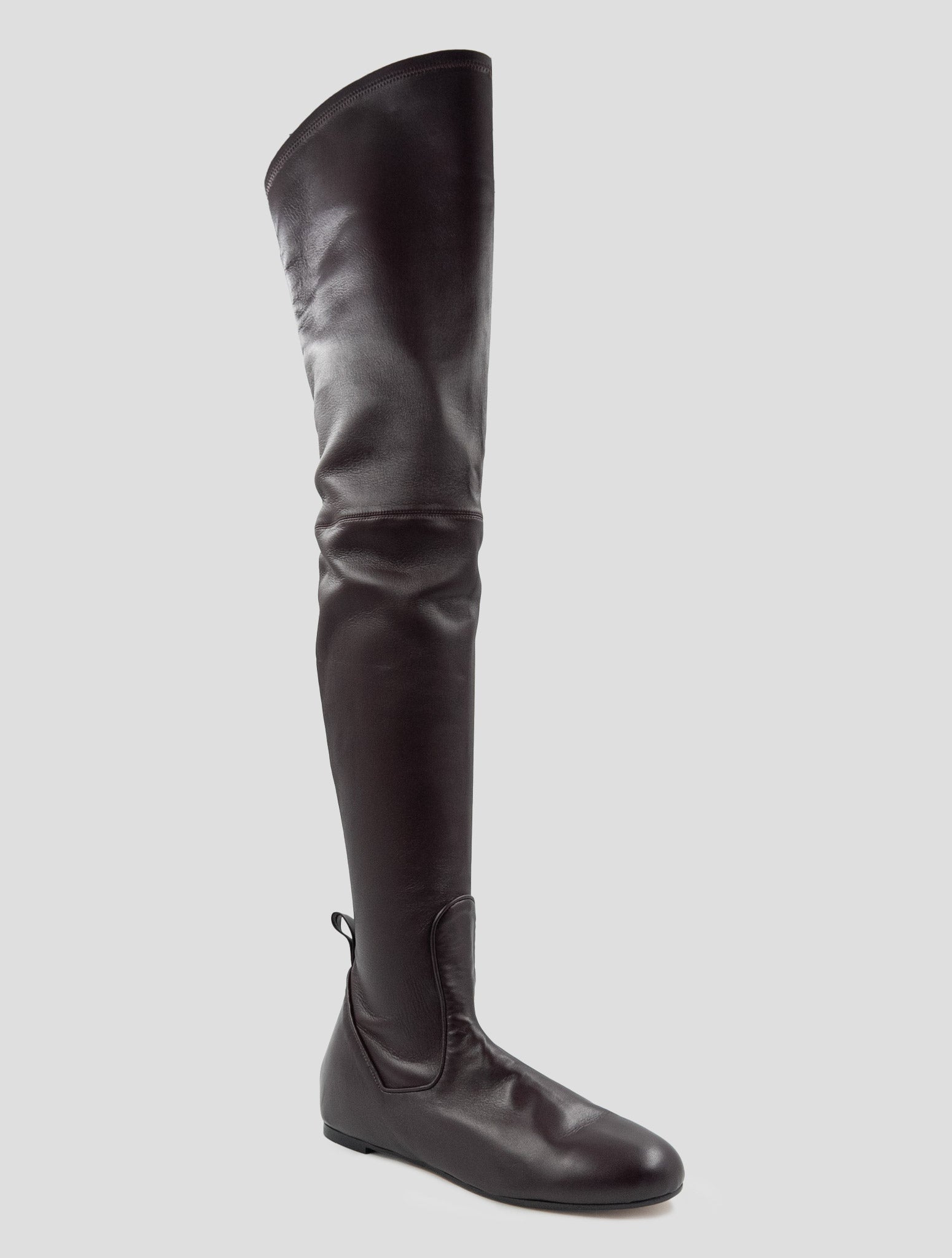 Kiton Burgundy Leather Boots