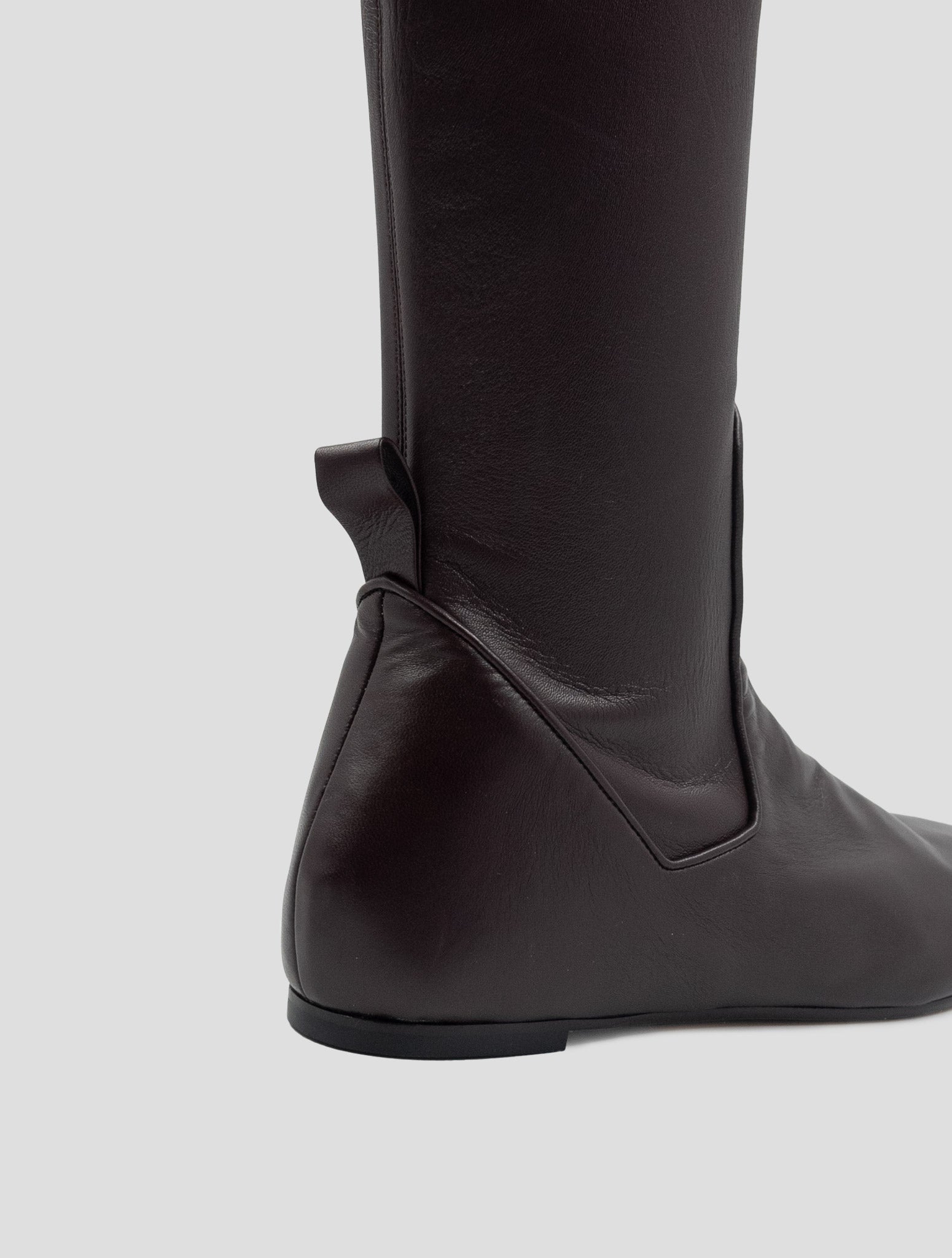 Kiton Burgundy Leather Boots
