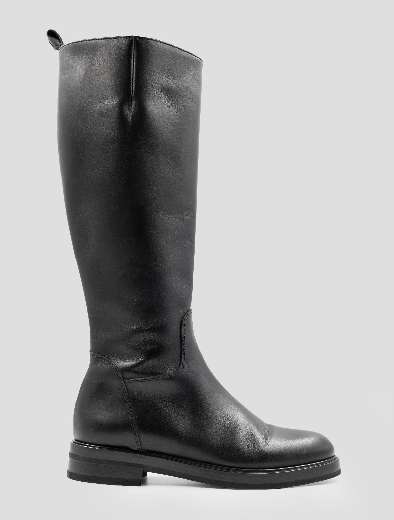 Kiton Black Leather Boots