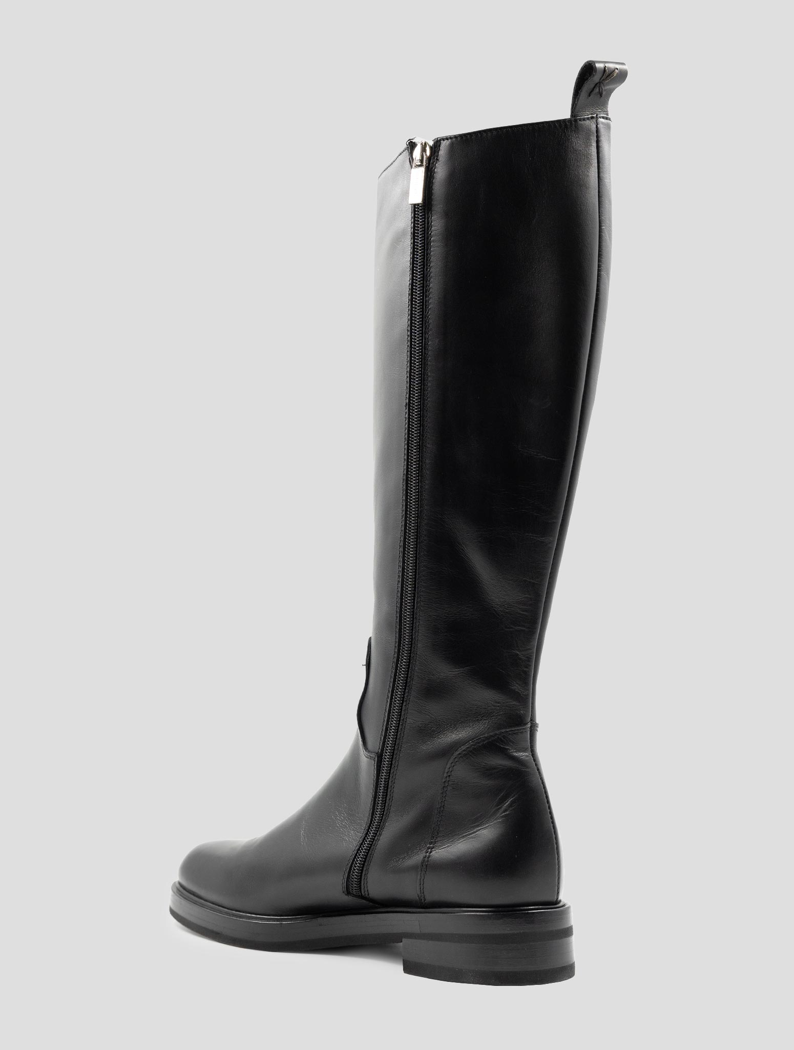 Kiton Black Leather Boots