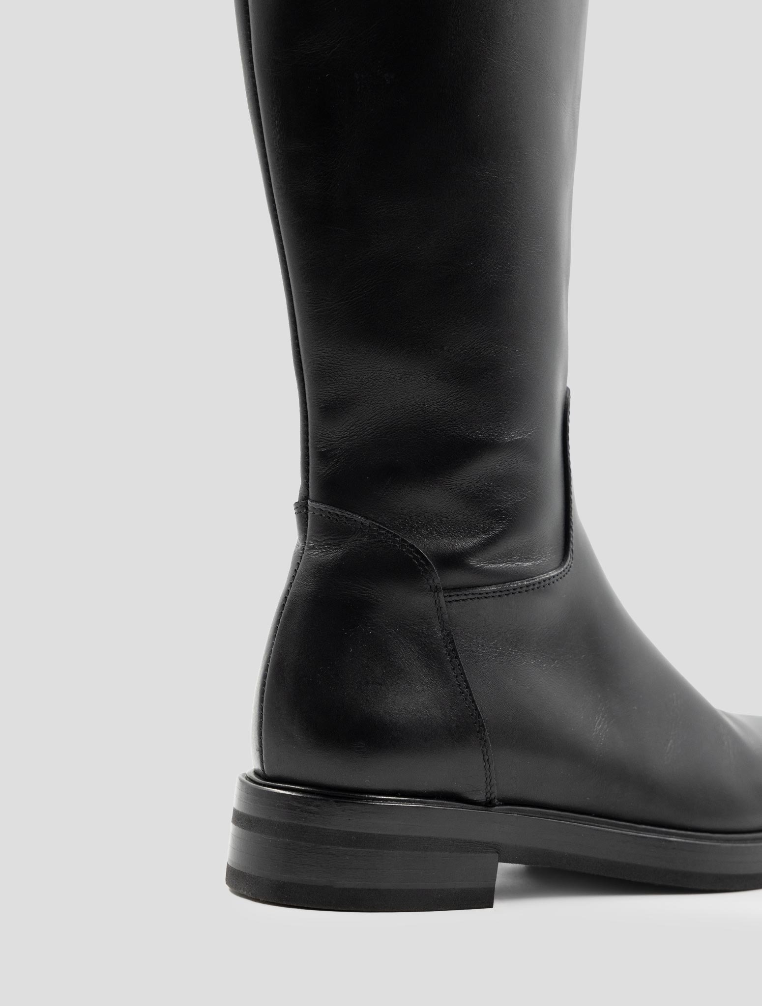 Kiton Black Leather Boots