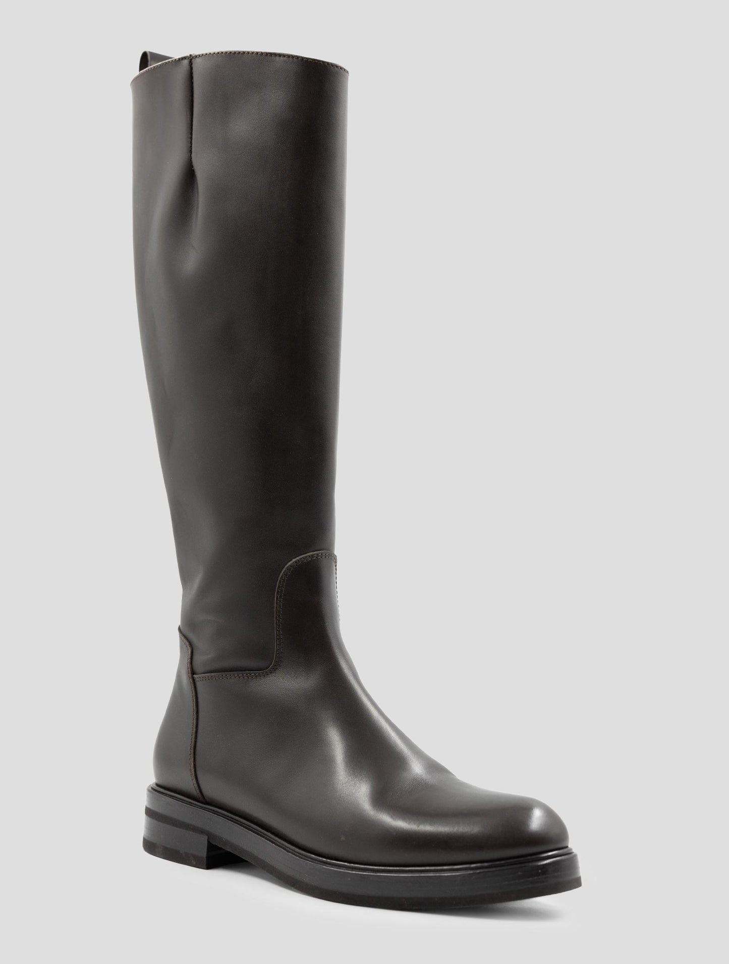 Kiton Brown Leather Boots