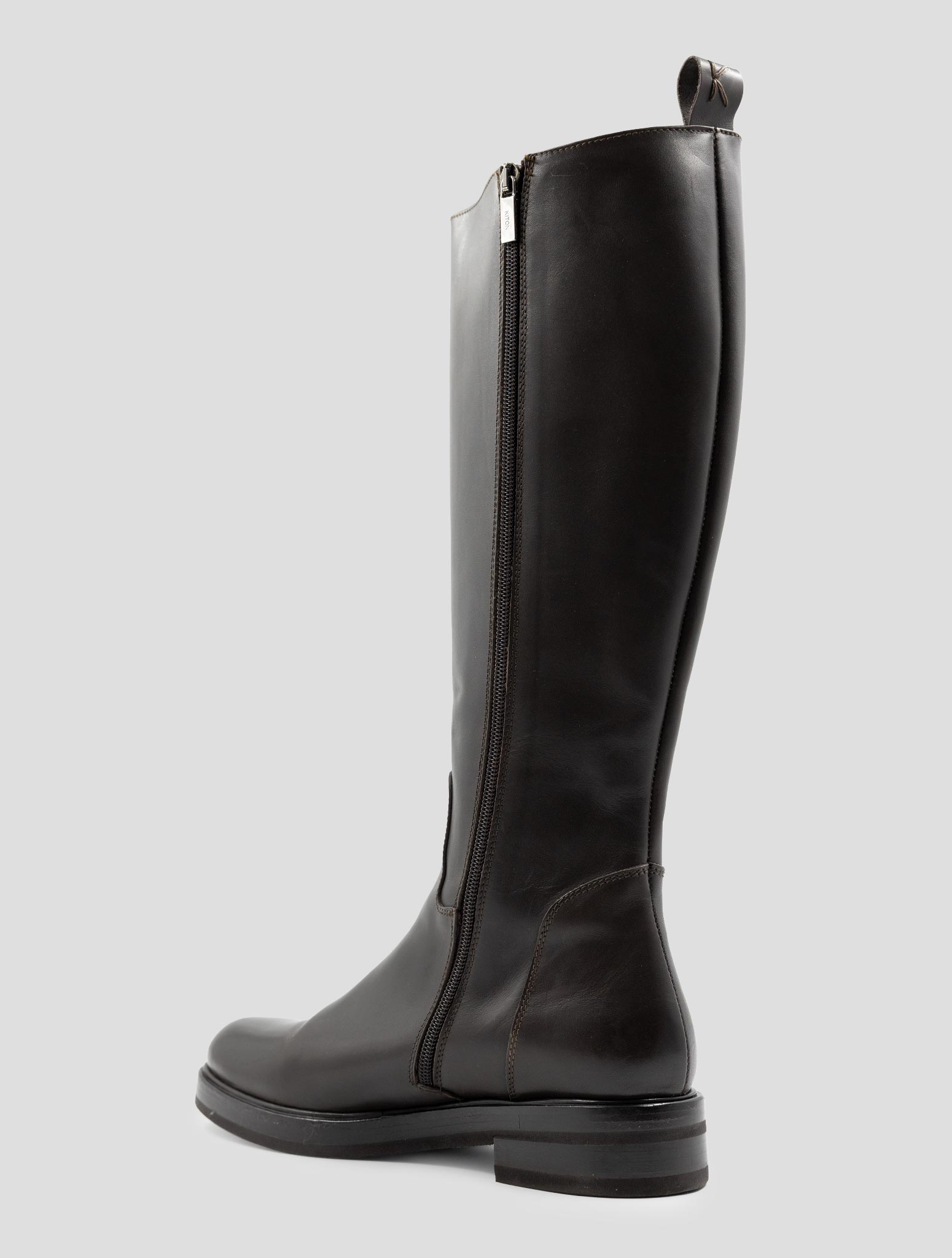 Kiton Brown Leather Boots