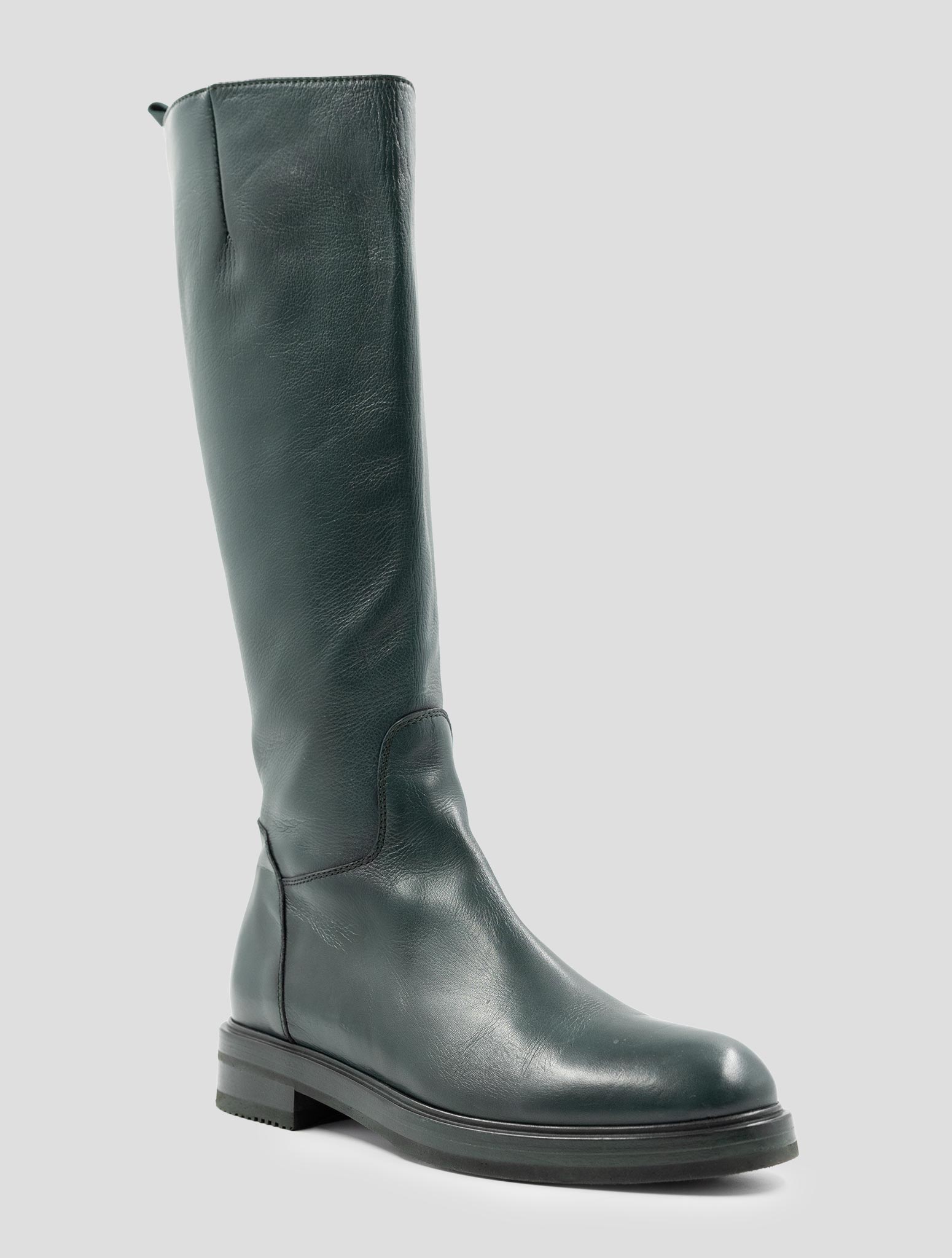 Kiton Green Leather Boots