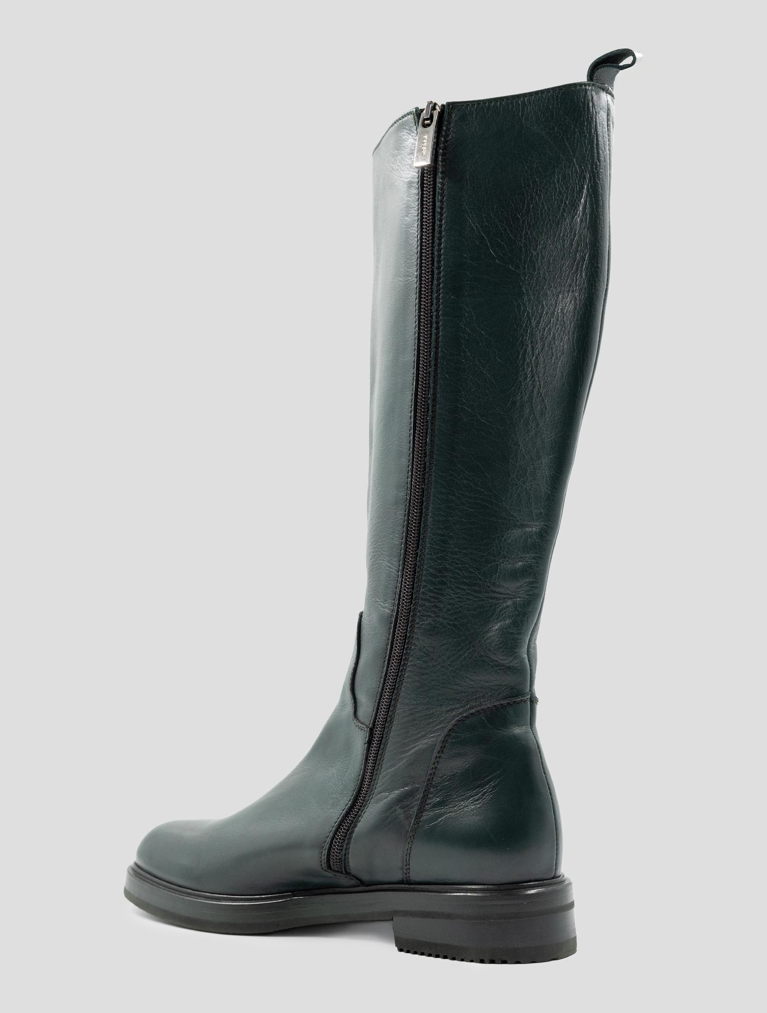 Kiton Green Leather Boots
