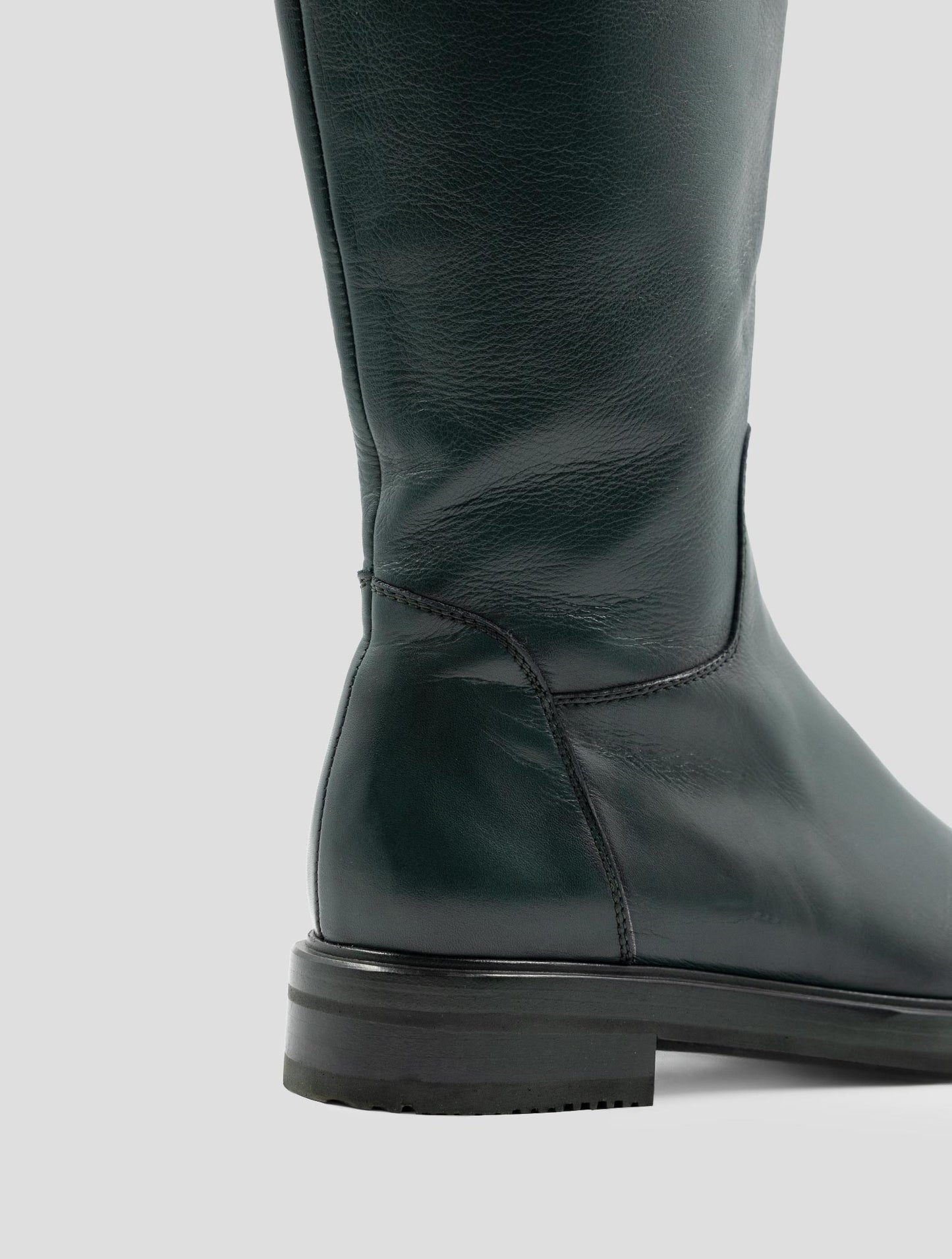 Kiton Green Leather Boots