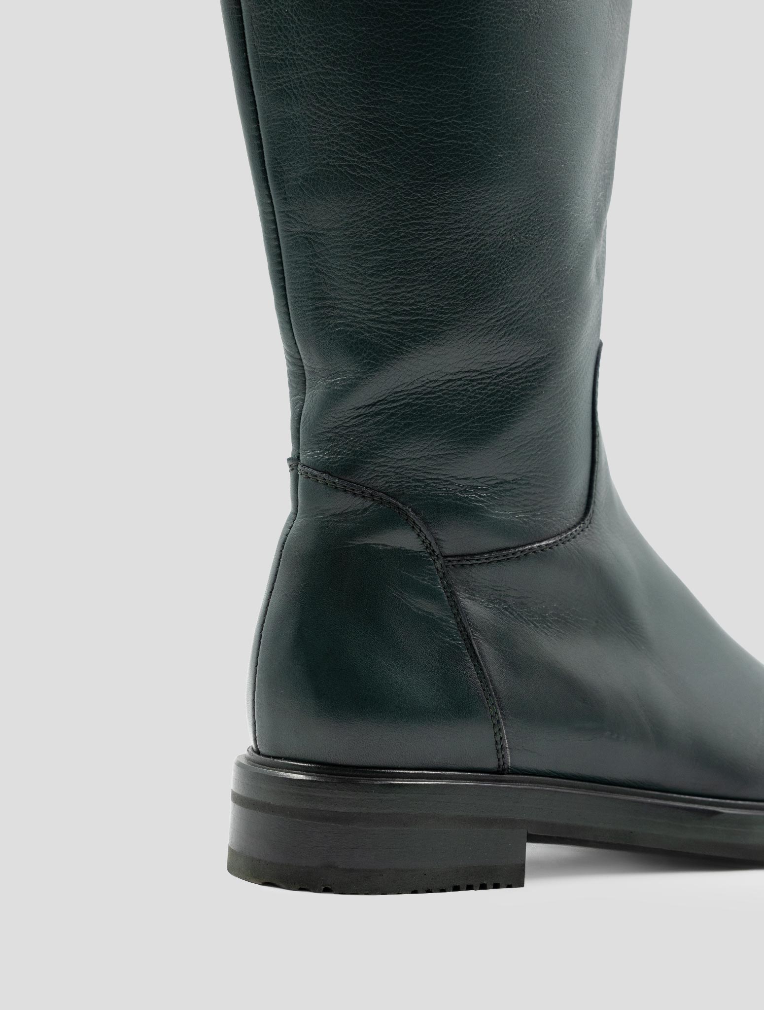 Kiton Green Leather Boots