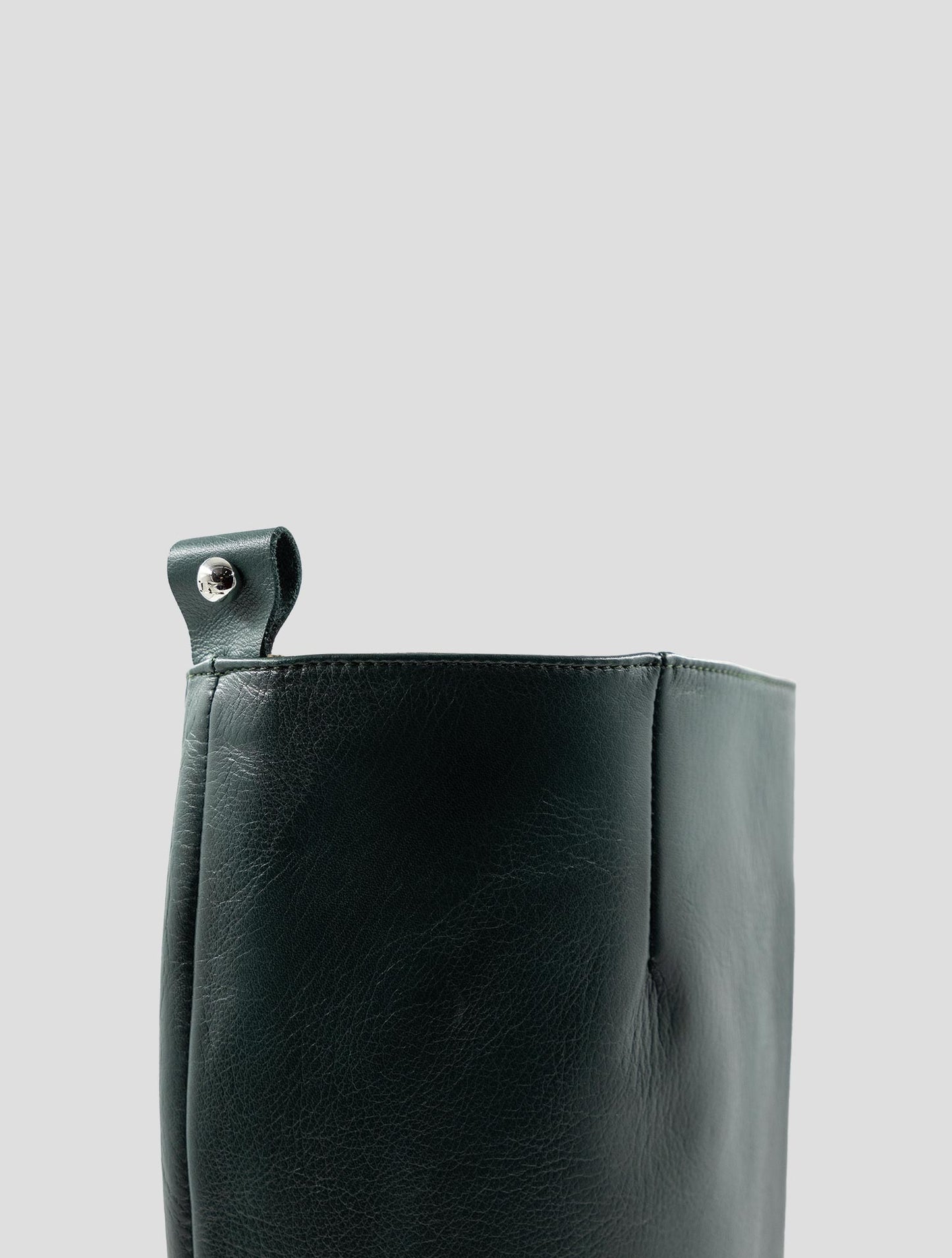 Kiton Green Leather Boots