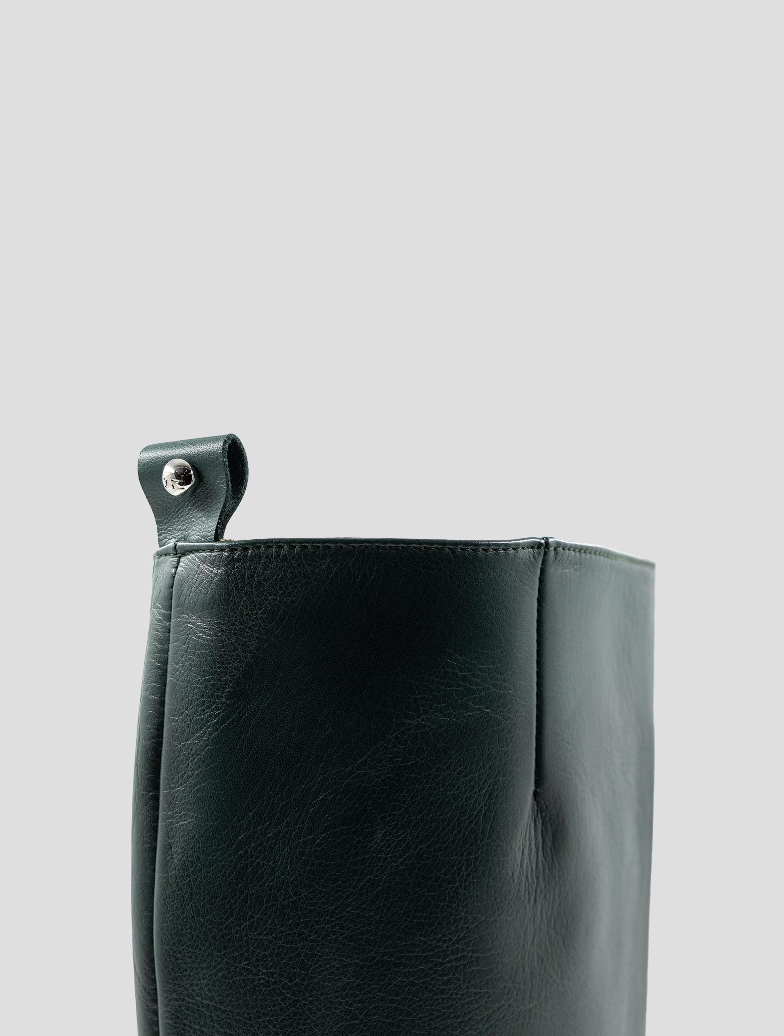 Kiton Green Leather Boots