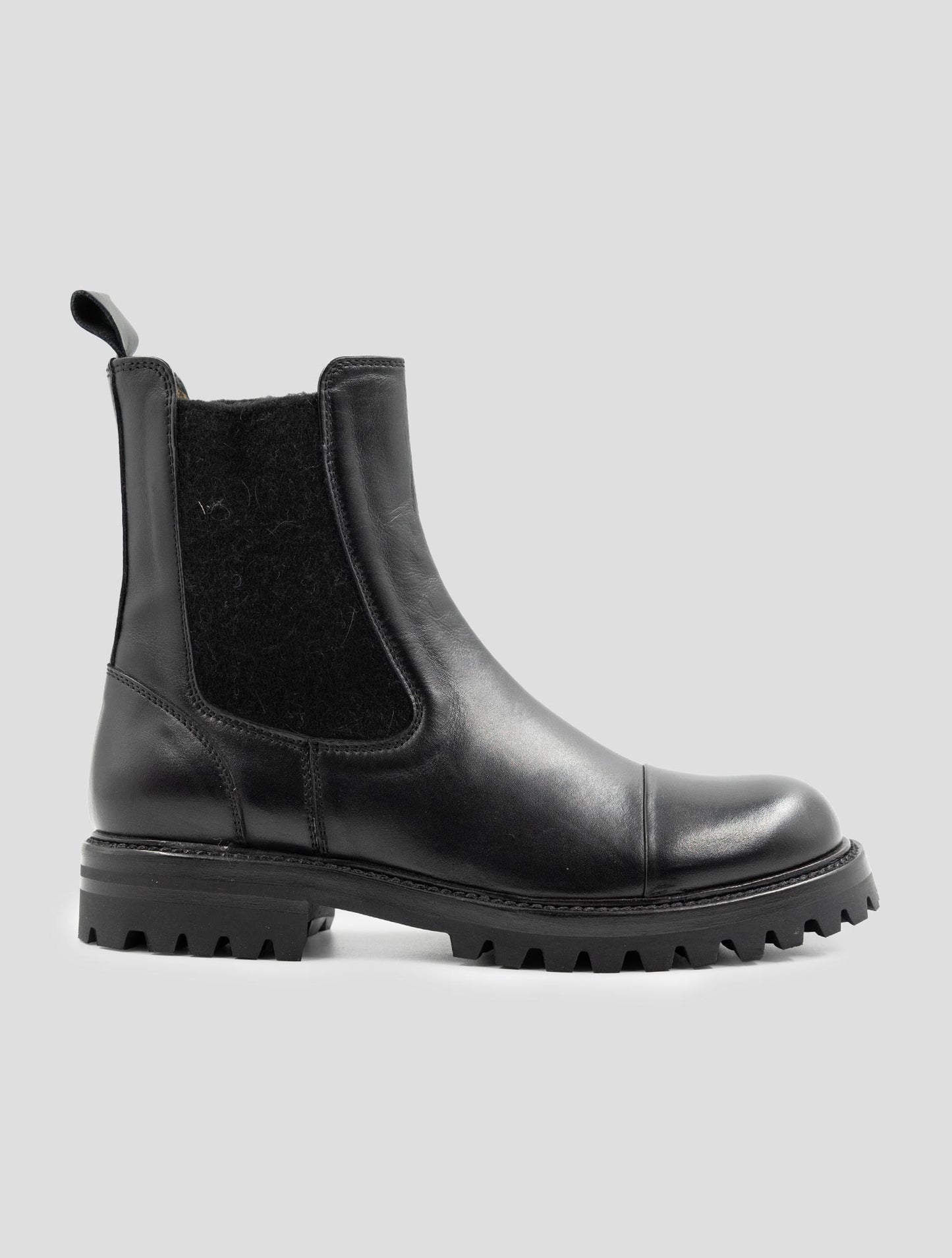Kiton Black Leather Boots
