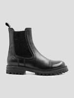Kiton Black Leather Boots