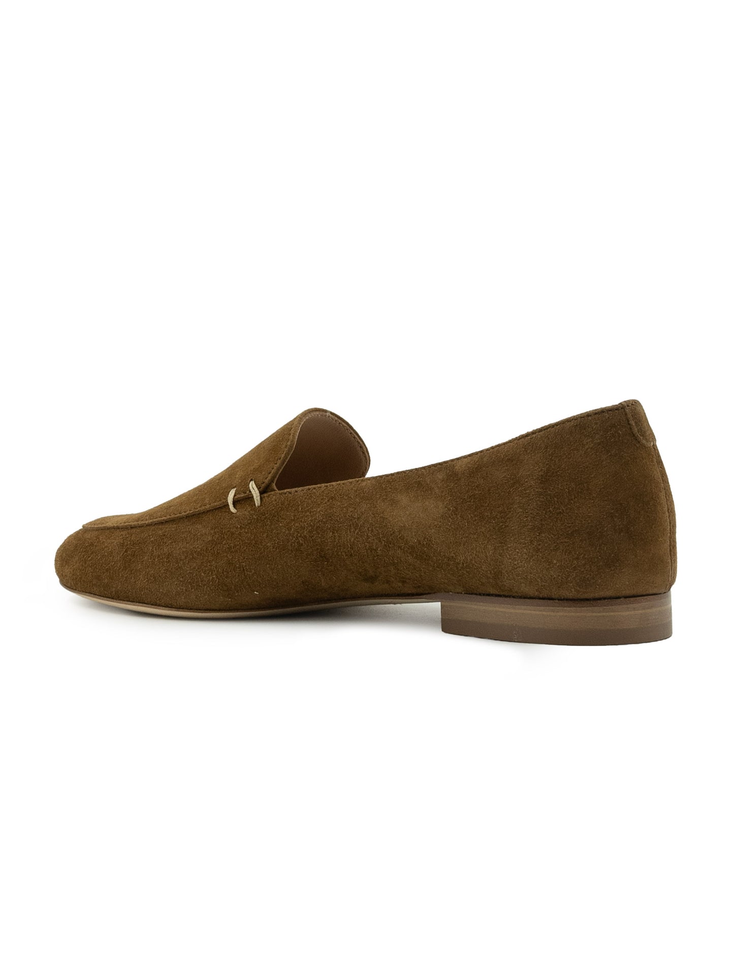 Kiton Brown Leather Suede Loafers
