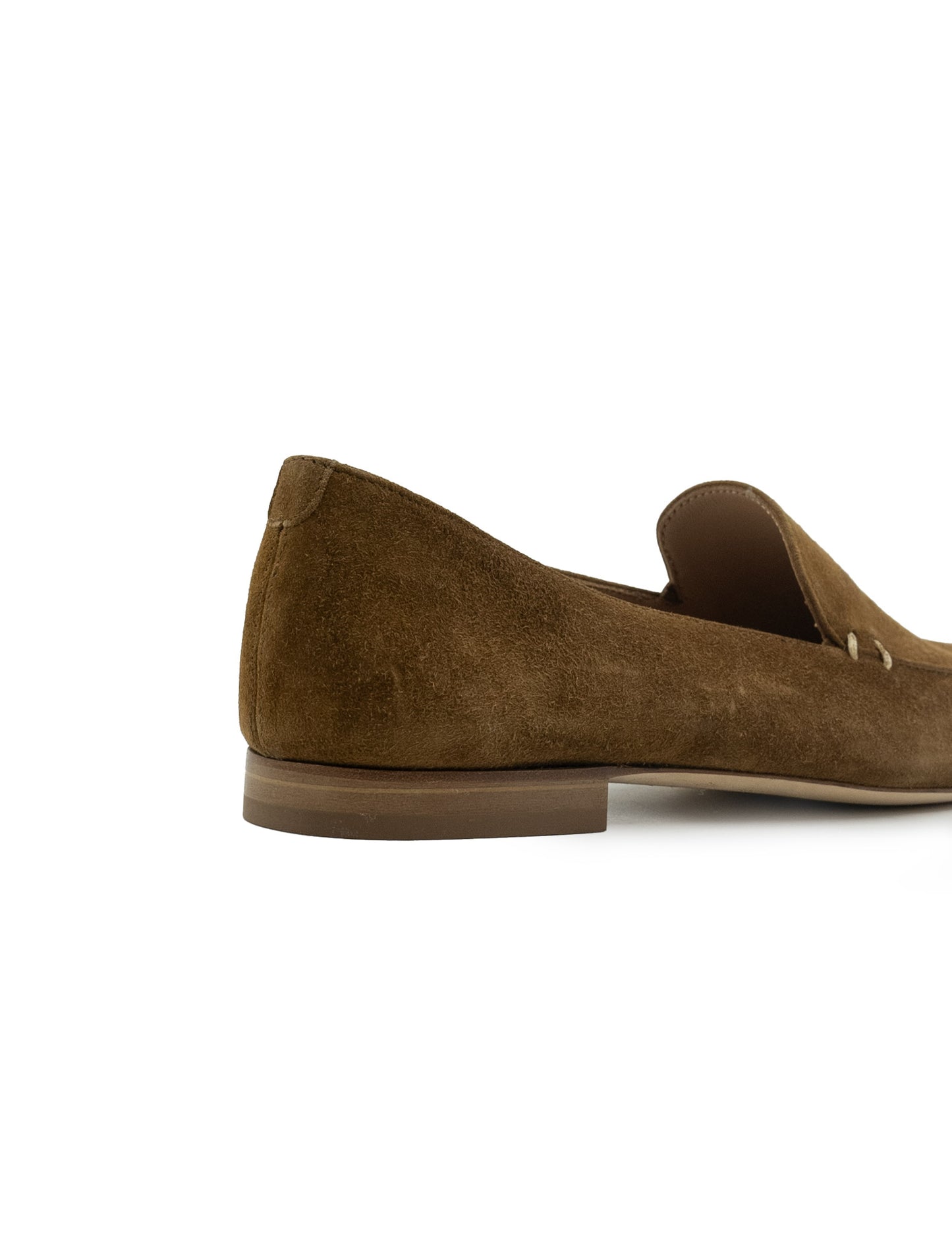 Kiton Brown Leather Suede Loafers