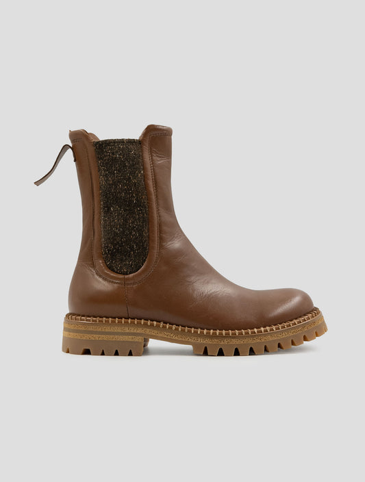 Kiton Brown Leather Boots