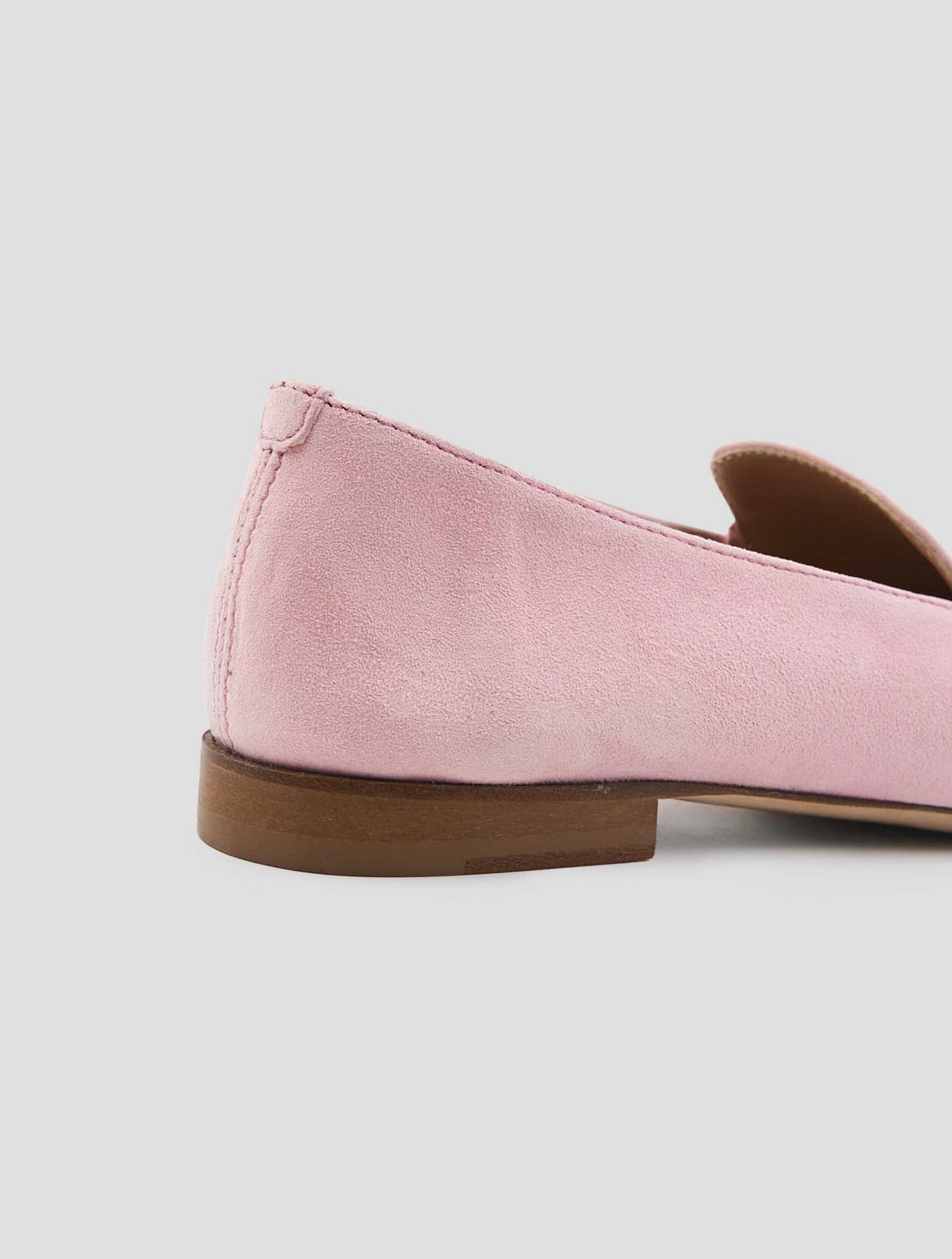 Kiton Pink Leather Suede Loafers