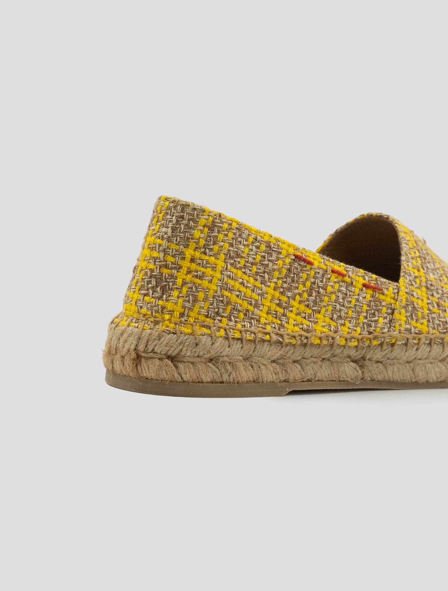 Kiton Yellow Beige Linen Viscose Espadrillas