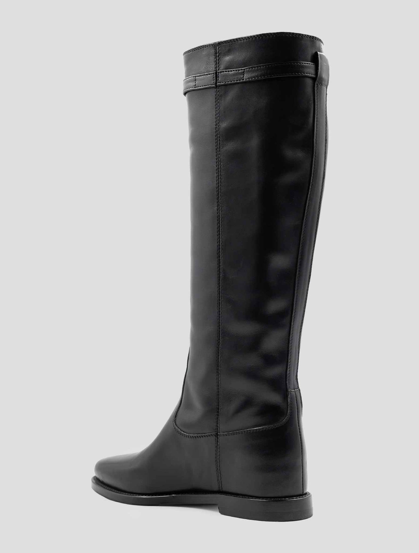 Kiton Black Leather Boots