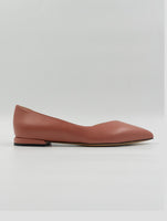 Kiton Pink Leather Ballerina
