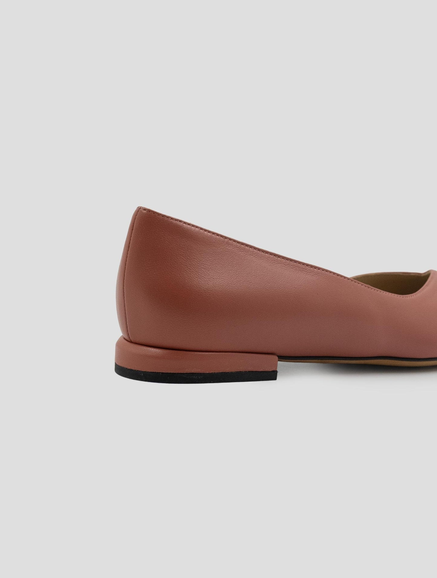 Kiton Pink Leather Ballerina