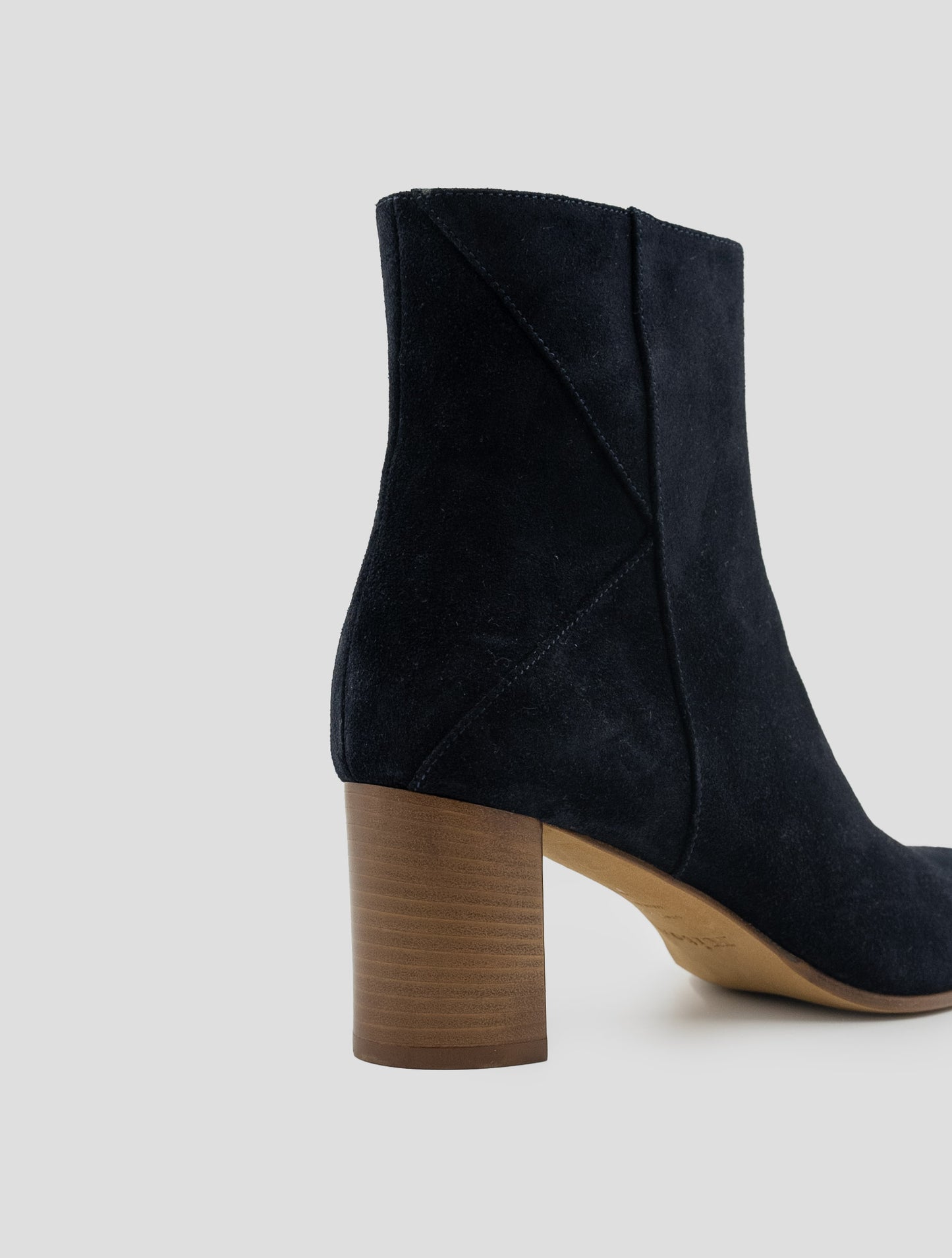 Kiton Dark Blue Leather Suede Boots