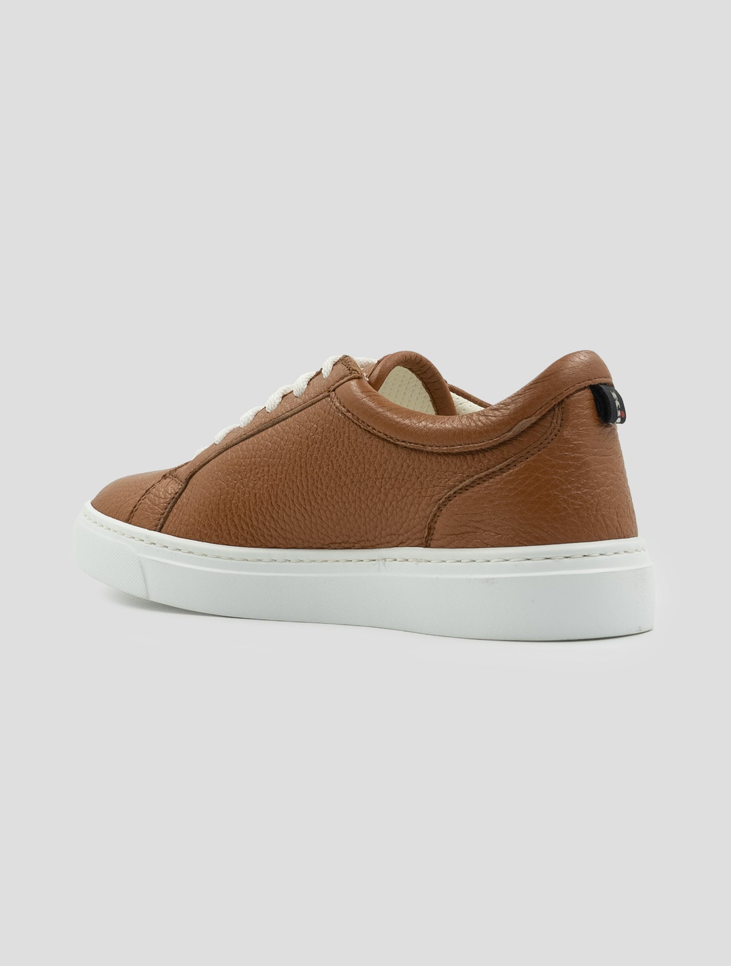Kiton Brown Leather Sneakers