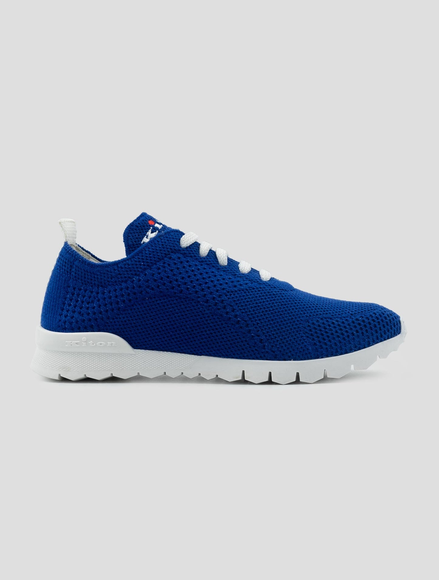 Kiton Blue Cashmere Pl Sneakers