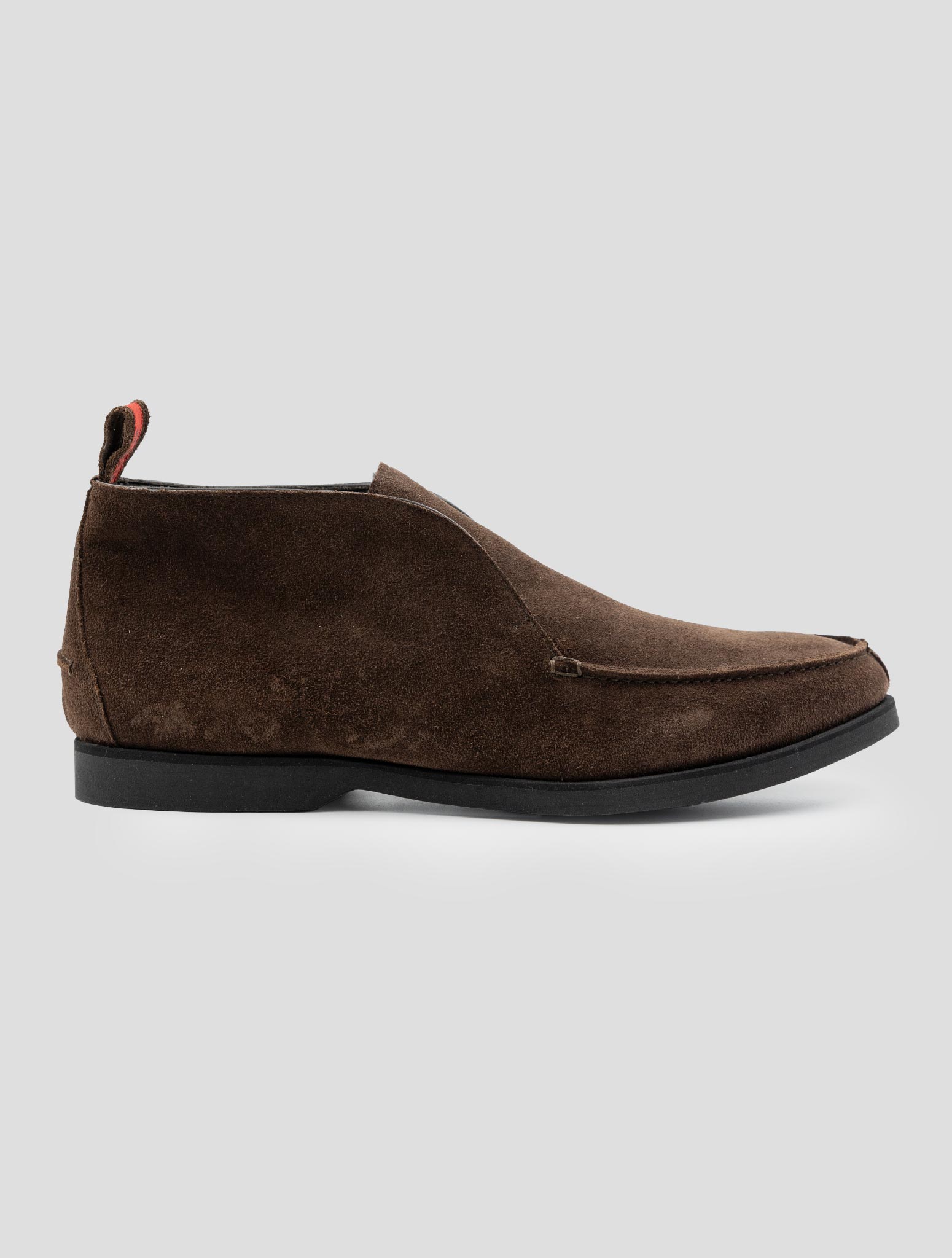 Kiton Brown Leather Suede Loafers