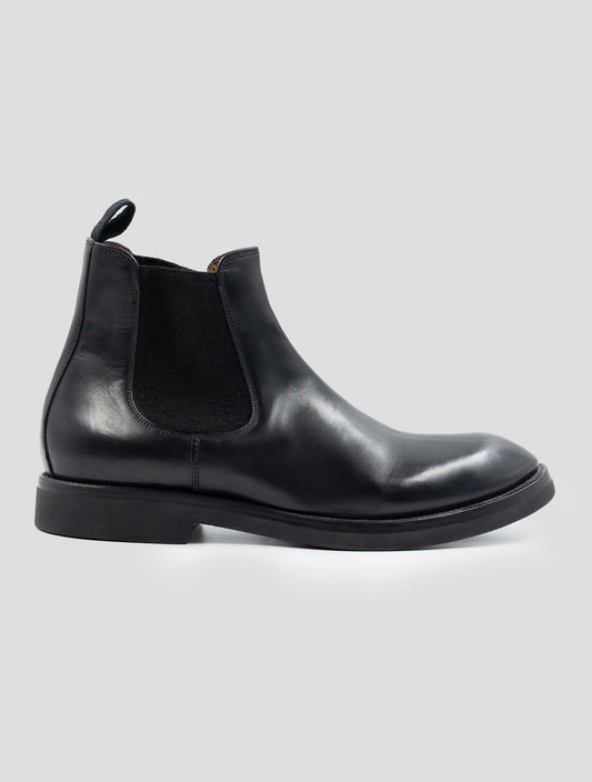 Kiton Black Leather Boots