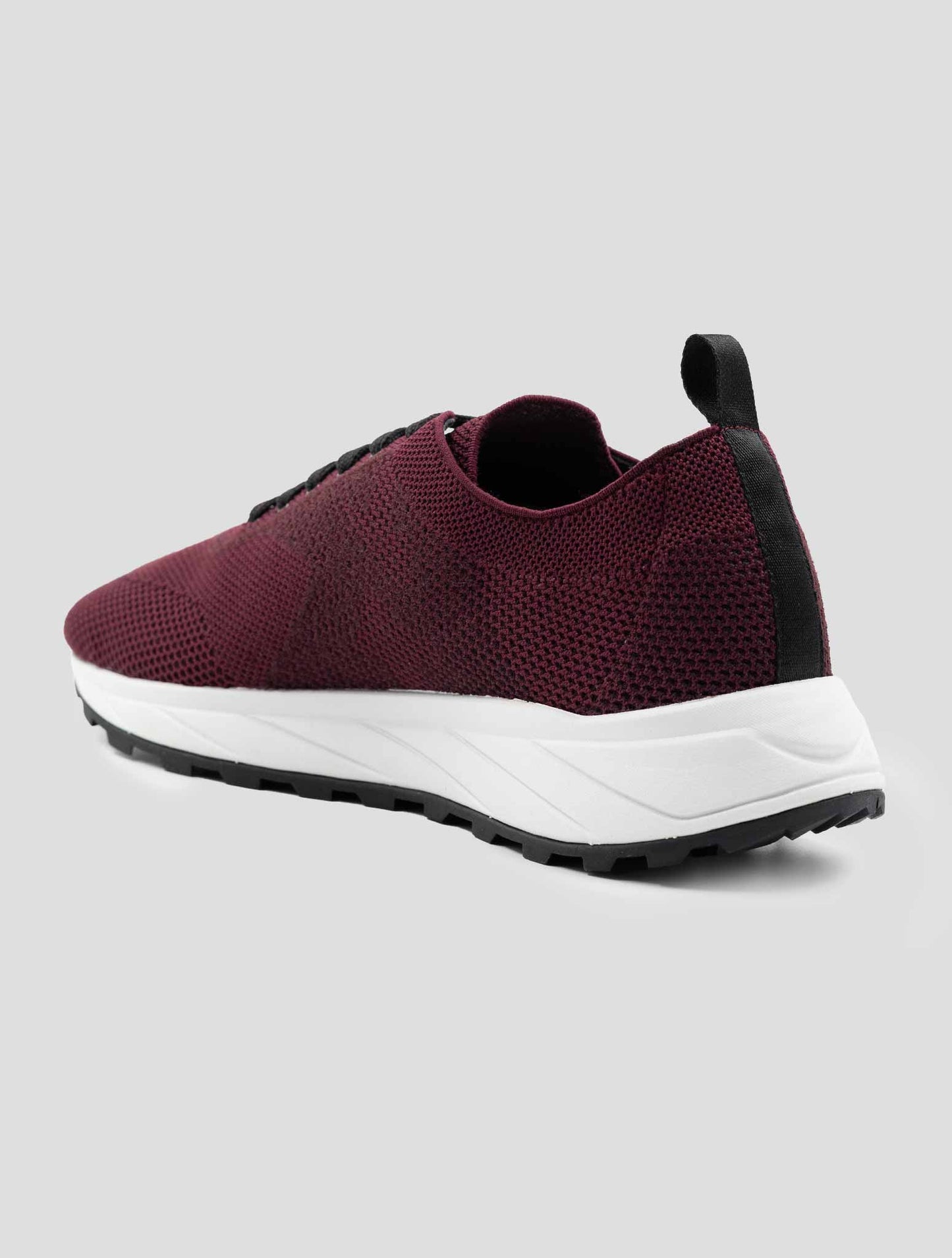 Kiton Bordeaux Pl Tpu Wool Sneakers
