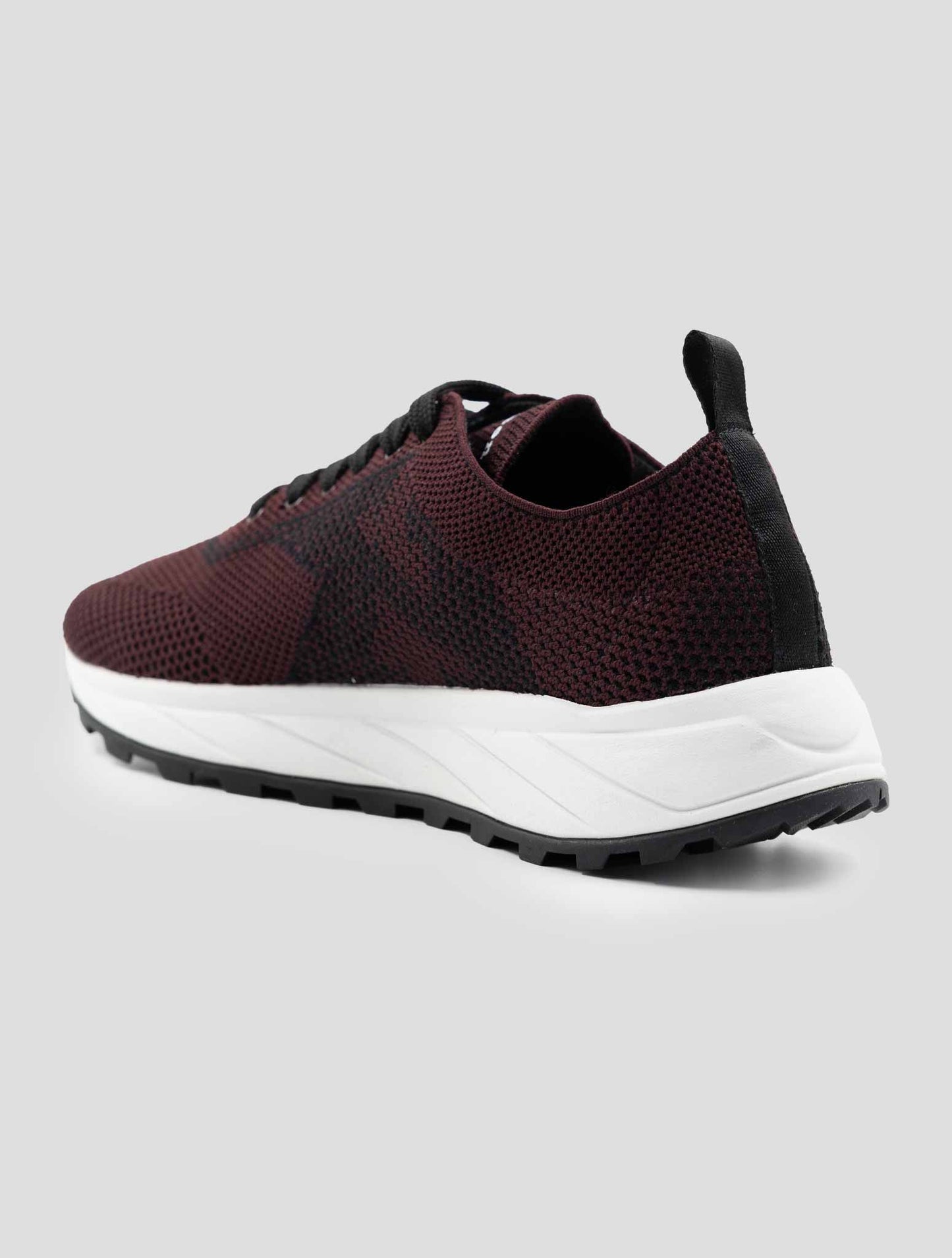 Kiton Bordeaux Pl Tpu Wool Sneakers