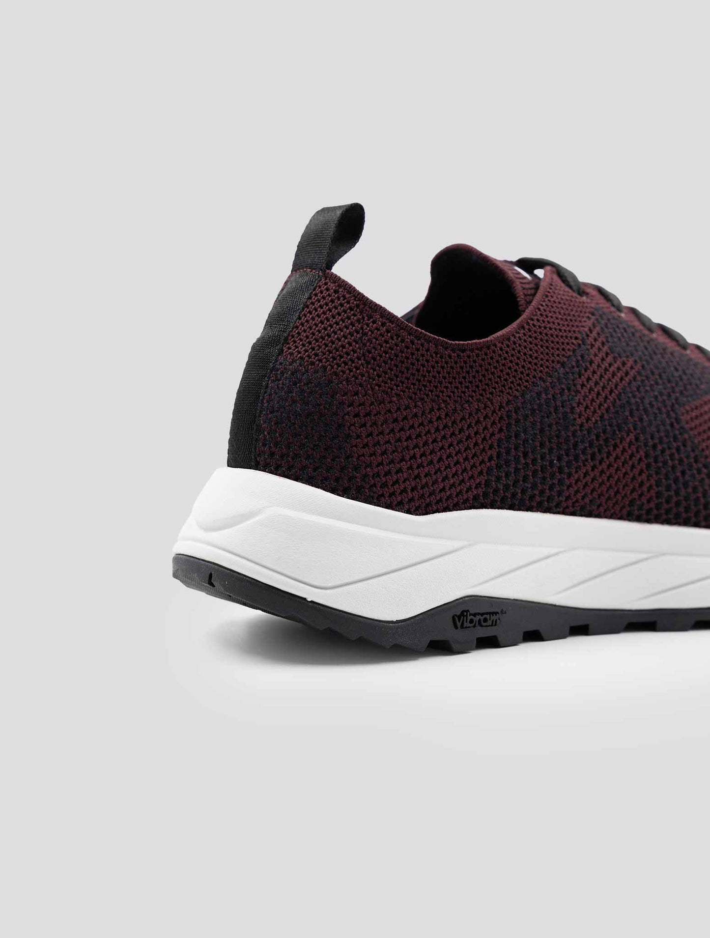 Kiton Bordeaux Pl Tpu Wool Sneakers