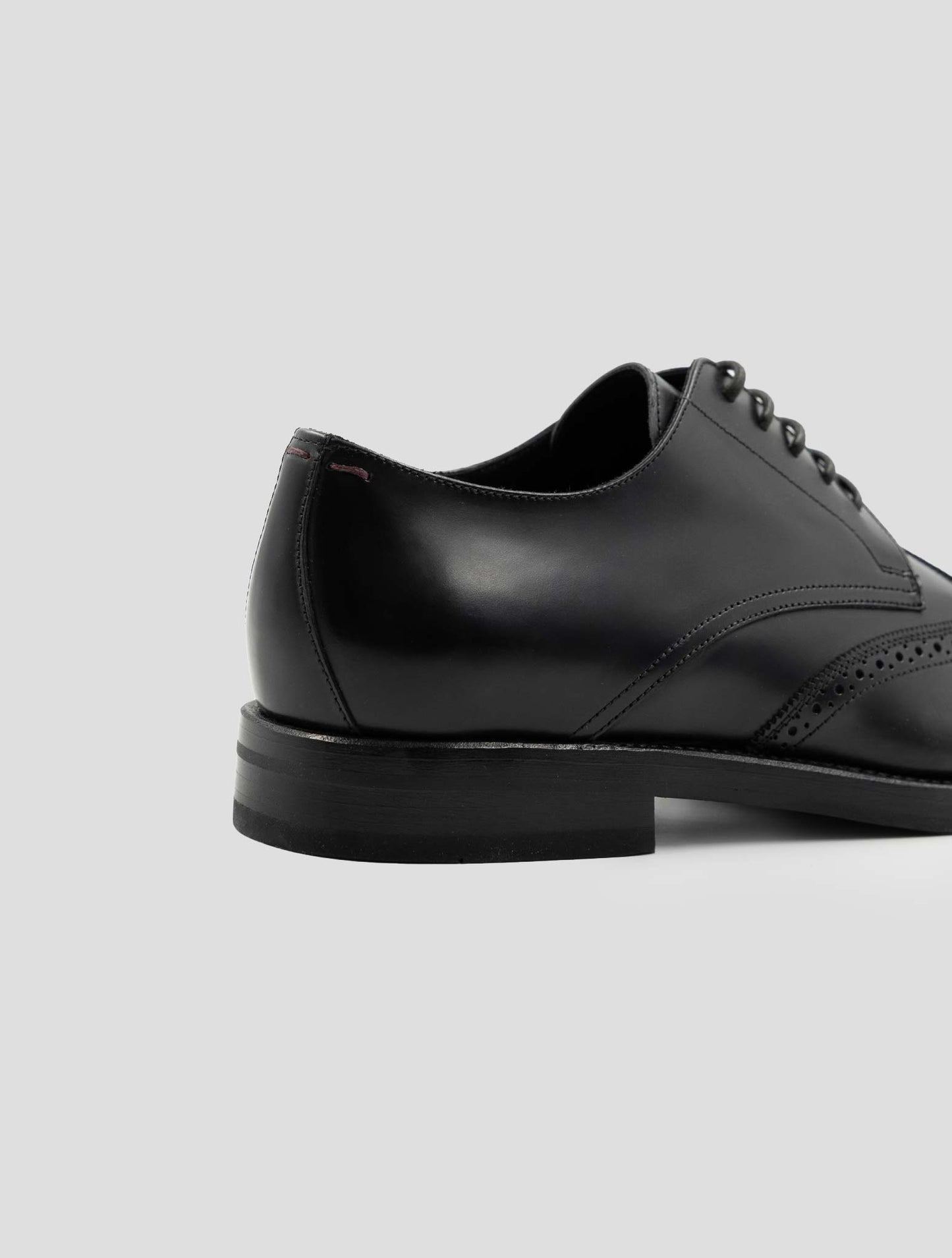 Kiton Black Leather Dress Shoes