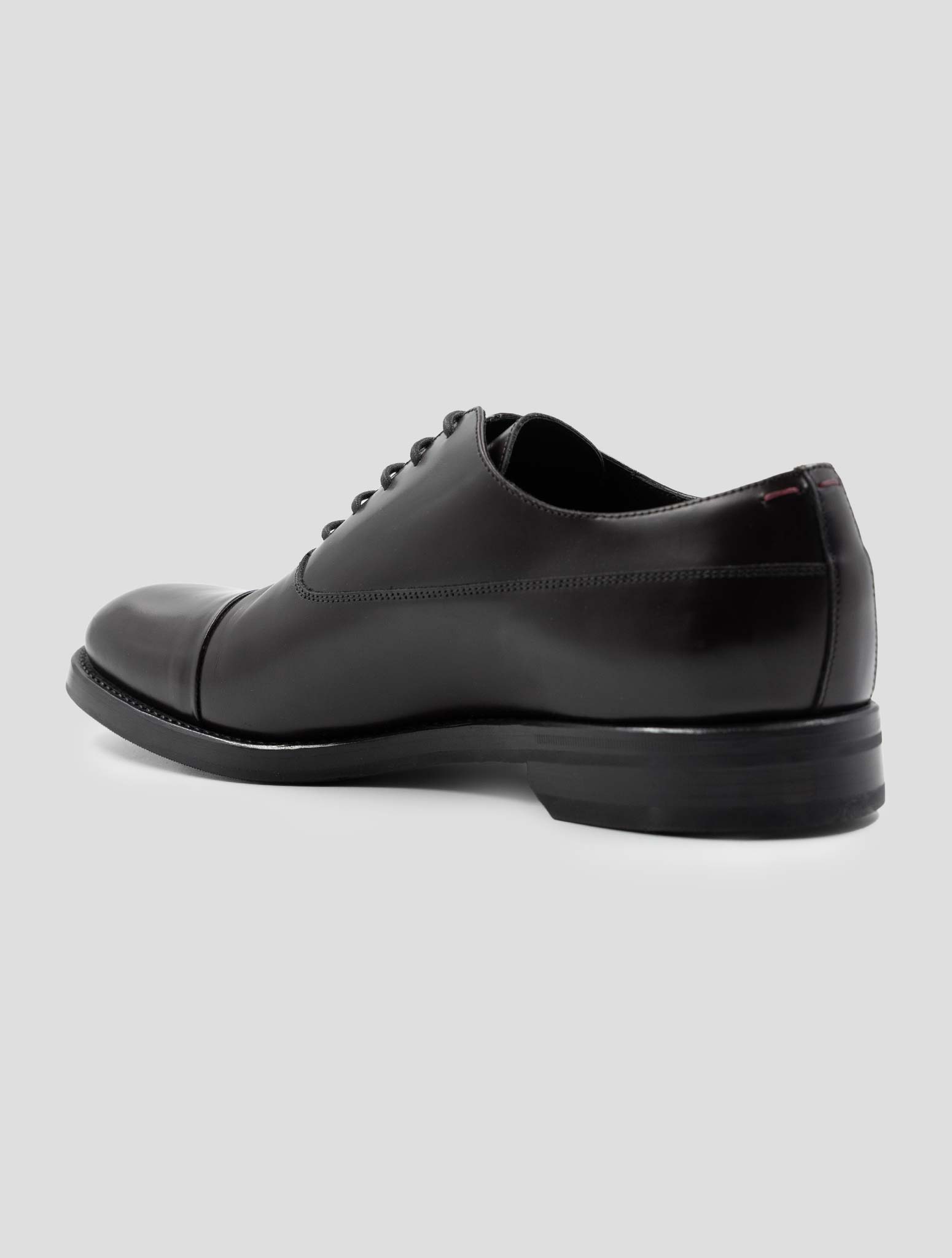 Kiton Burgundy Leather Dress Shoes