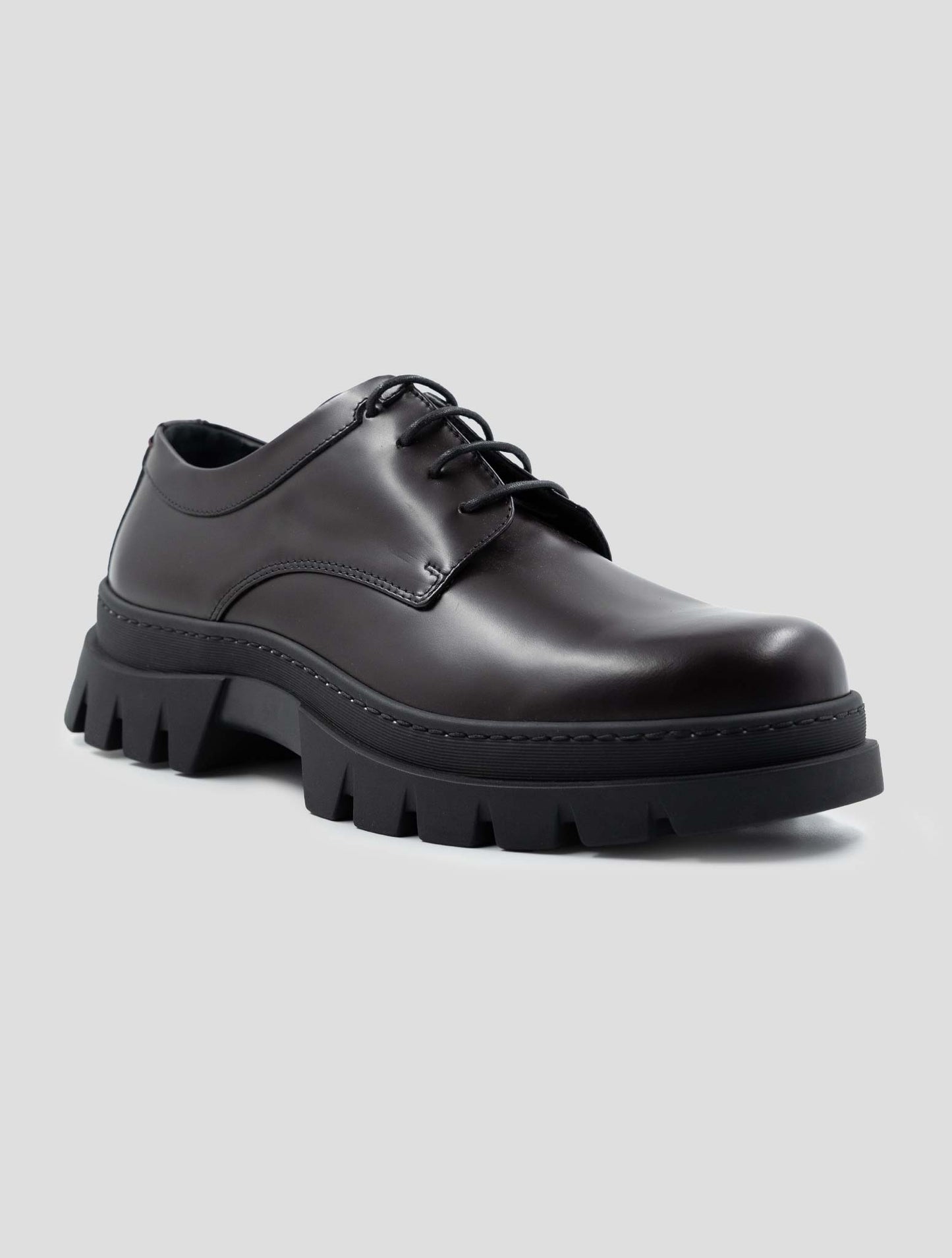 Kiton Burgundy Leather Dress Shoes
