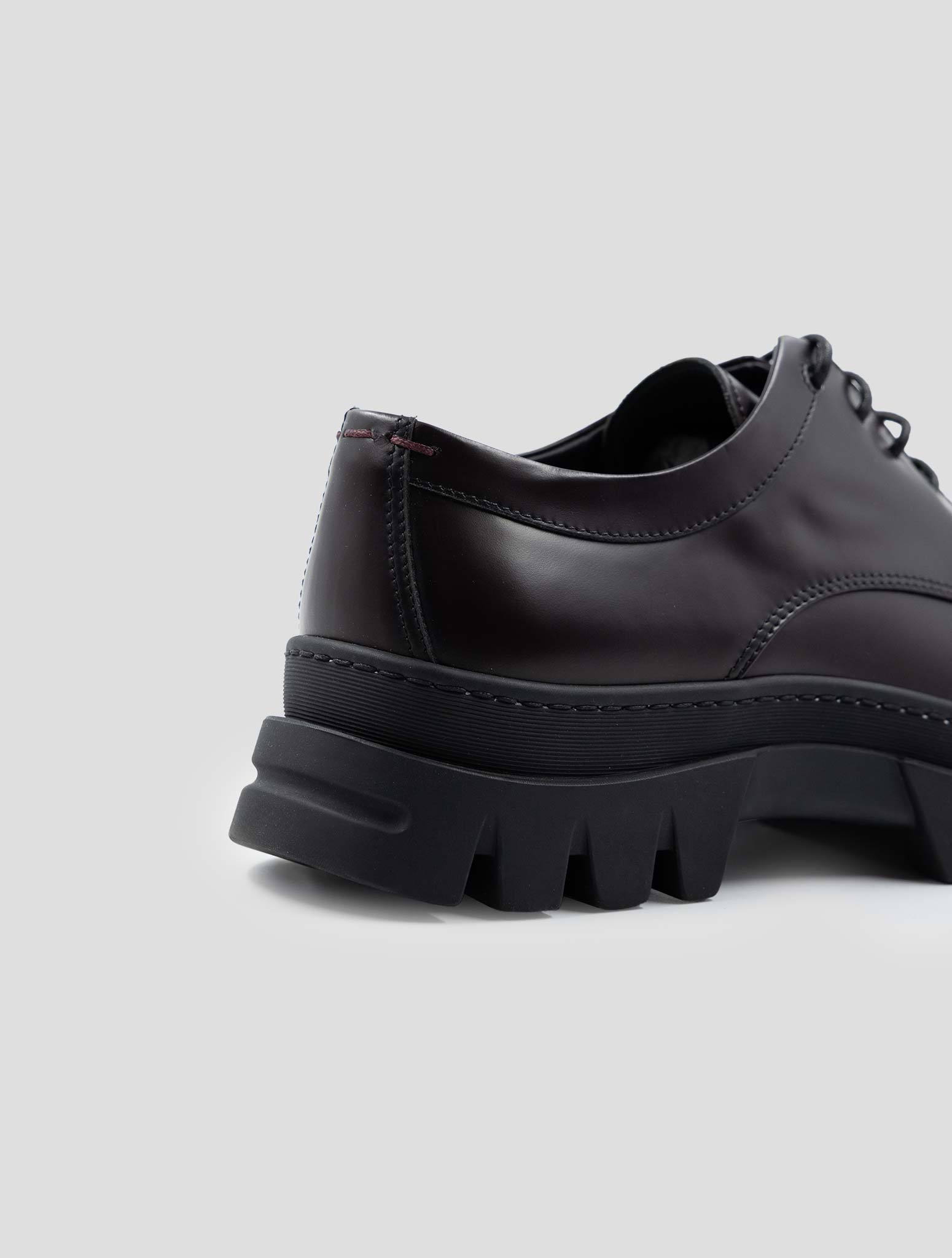 Kiton Burgundy Leather Dress Shoes