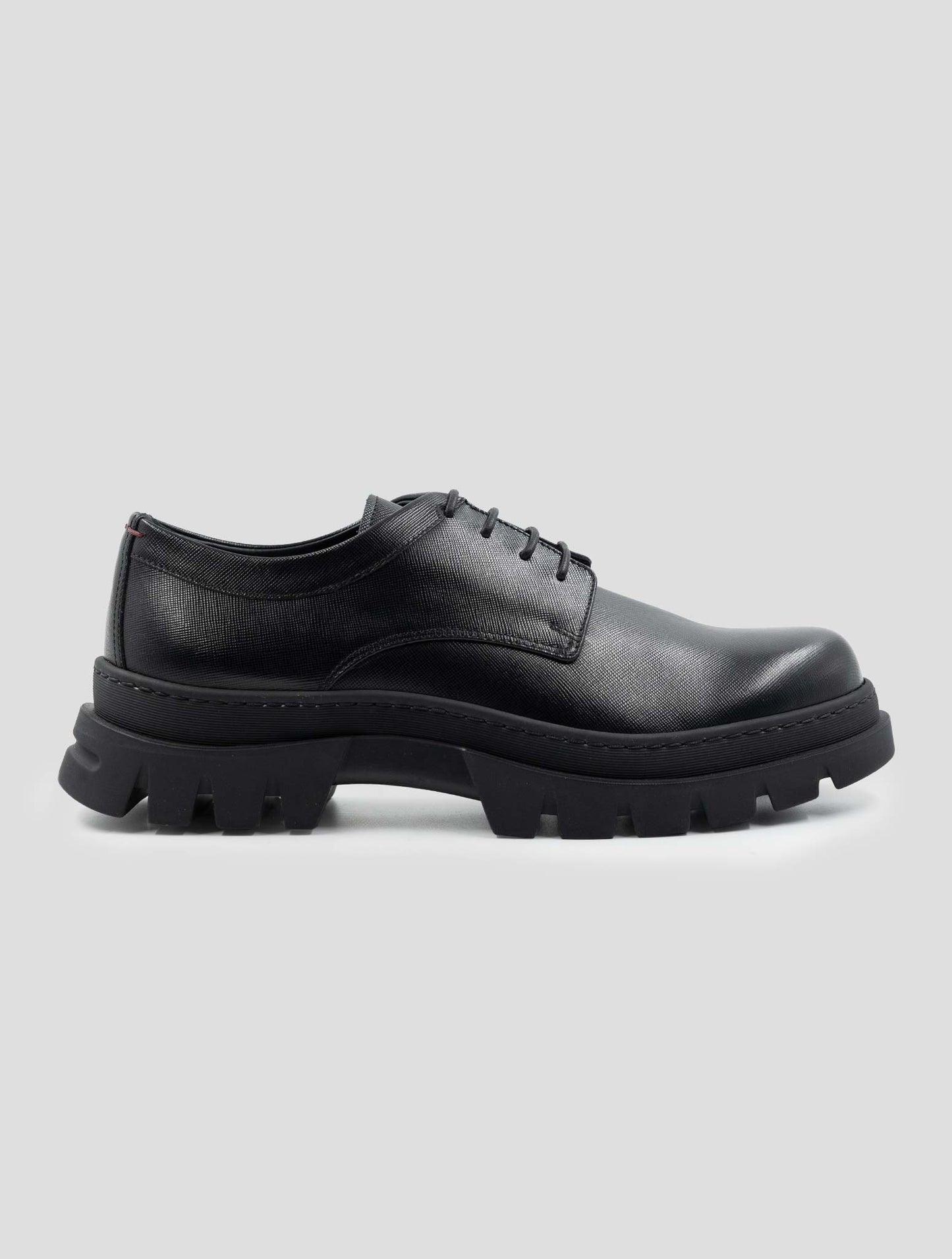 Kiton Black Leather Dress Shoes