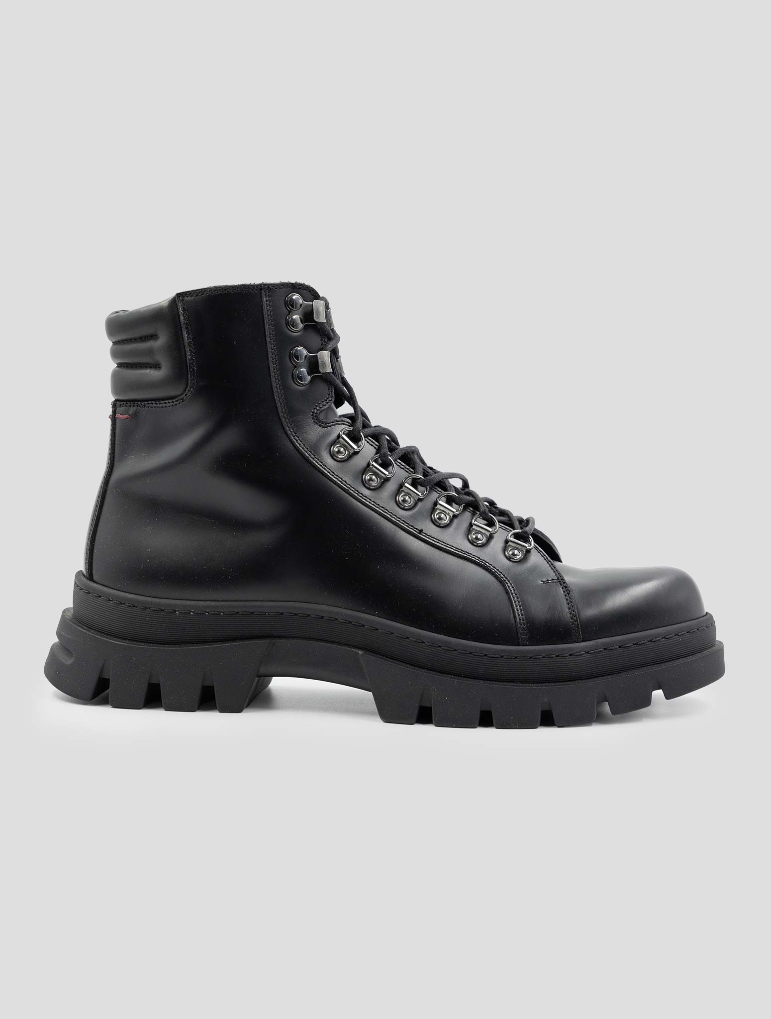 Kiton Black Leather Boots