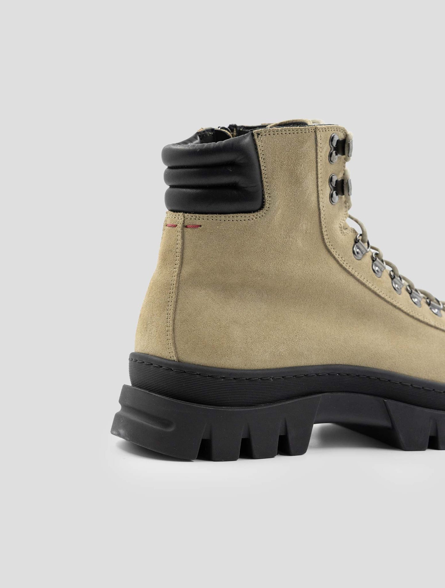Kiton Beige Leather Suede Boots