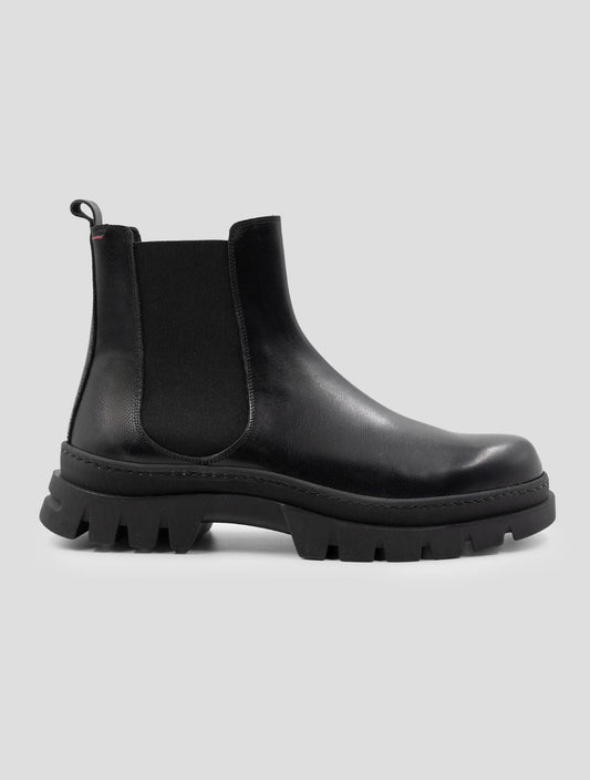 Kiton Black Leather Boots