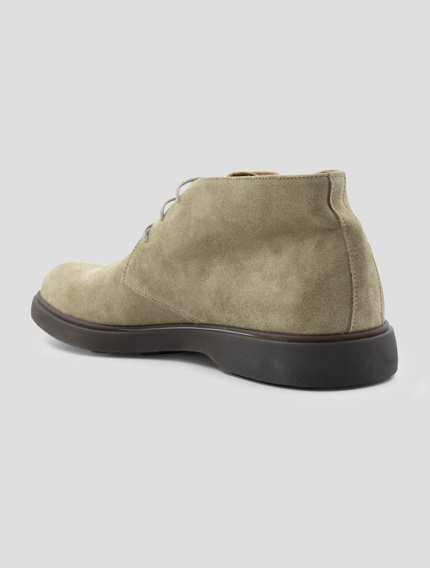 Kiton Beige Leather Suede Boots