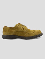 Kiton Brown Leather Suede Dress Shoes