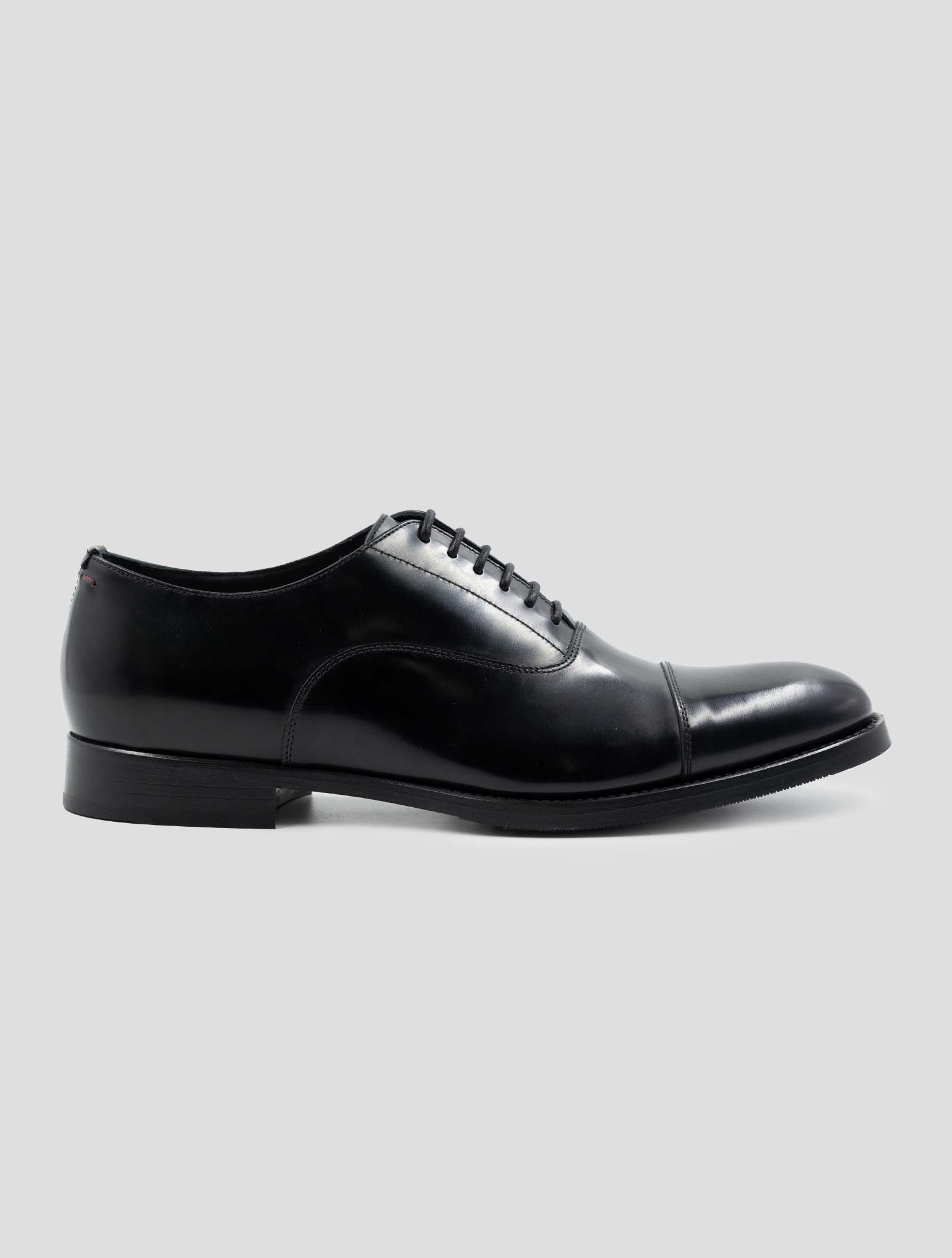 Kiton Black Leather Dress Shoes