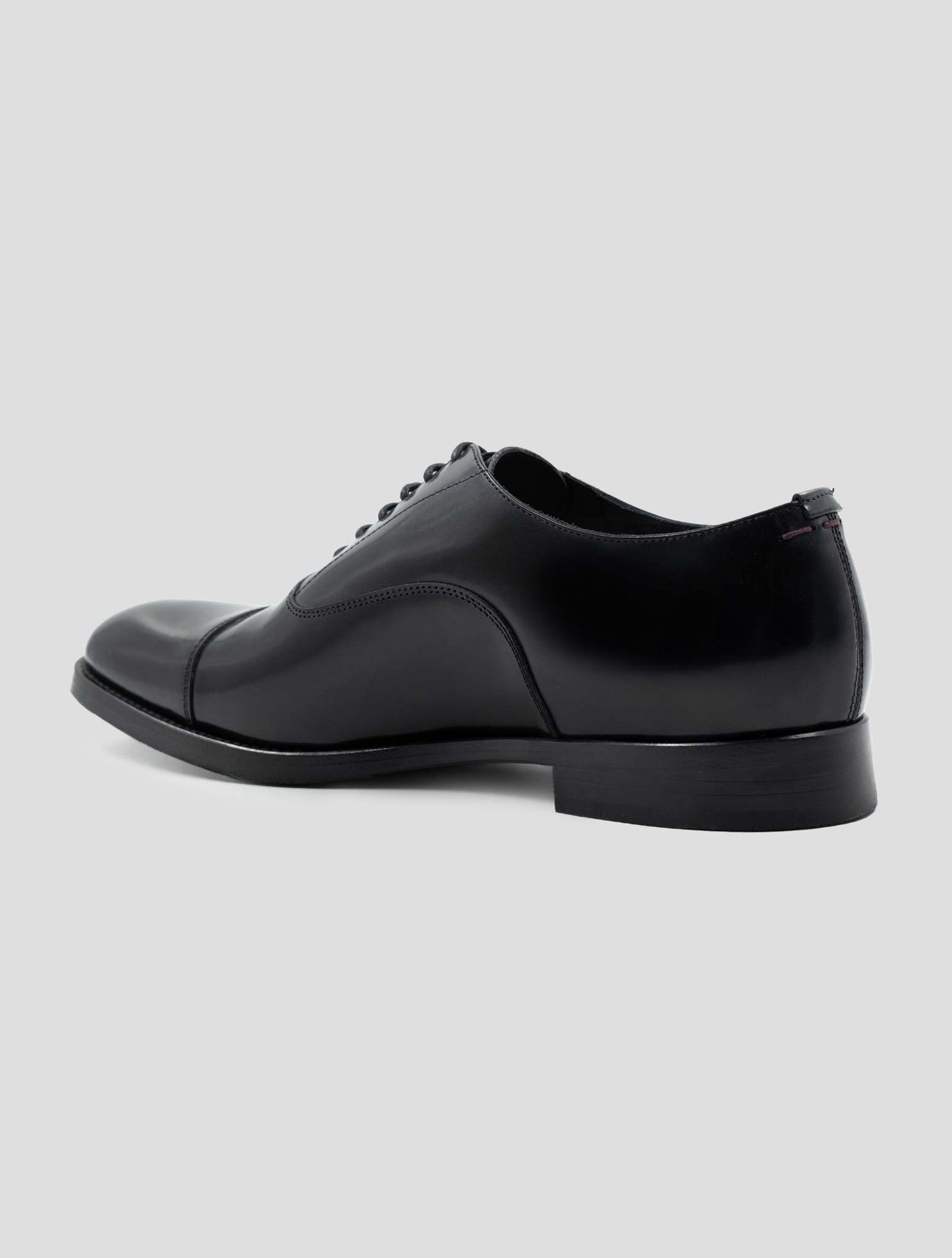 Kiton Black Leather Dress Shoes
