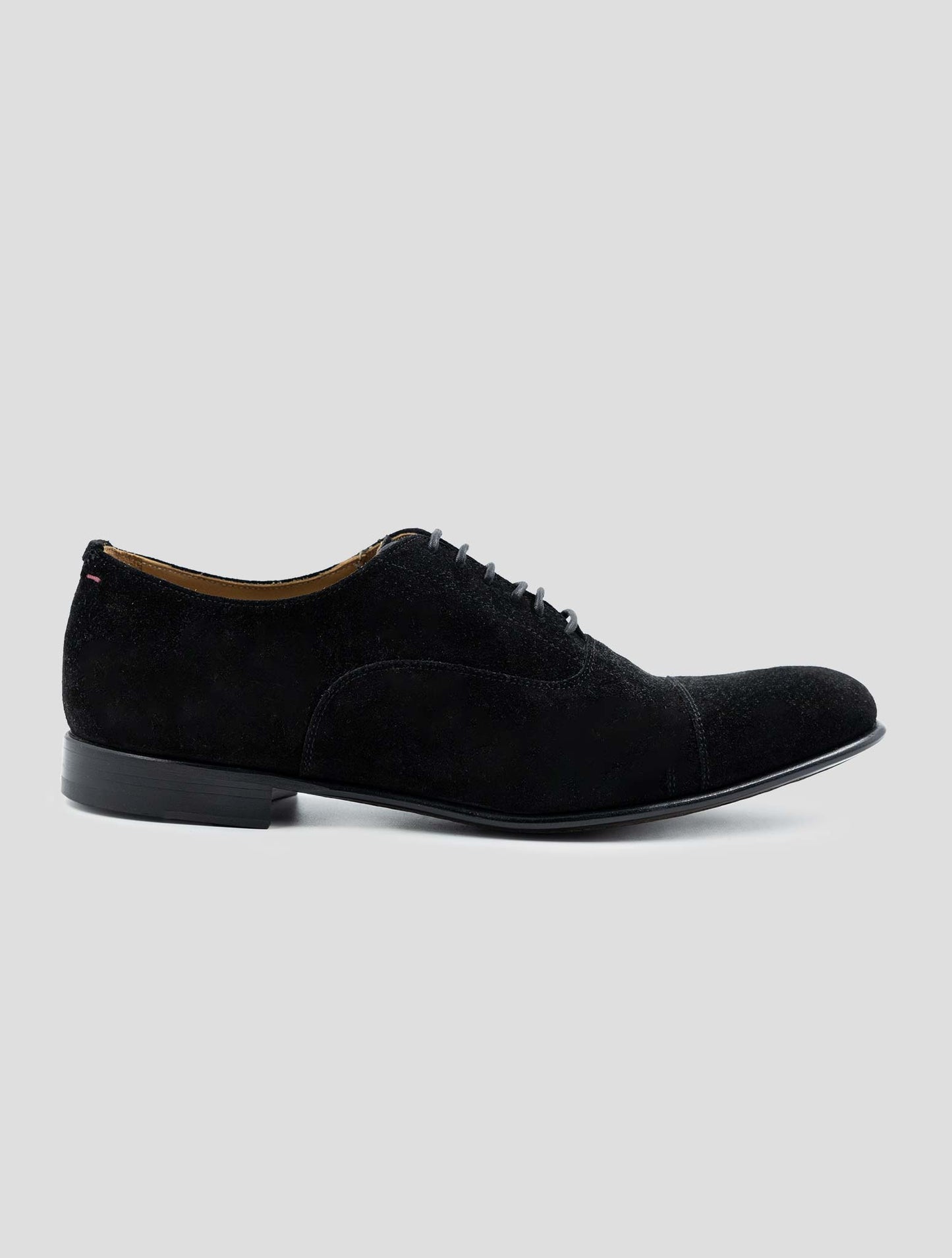 Kiton Black Leather Suede Dress Shoes