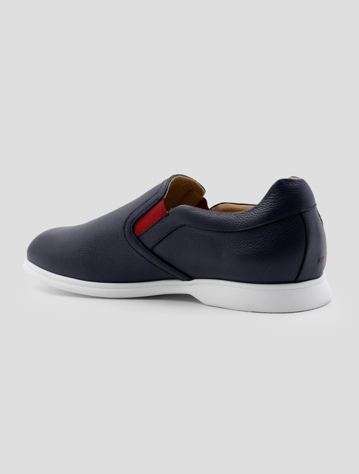 Kiton Blue Leather Loafers