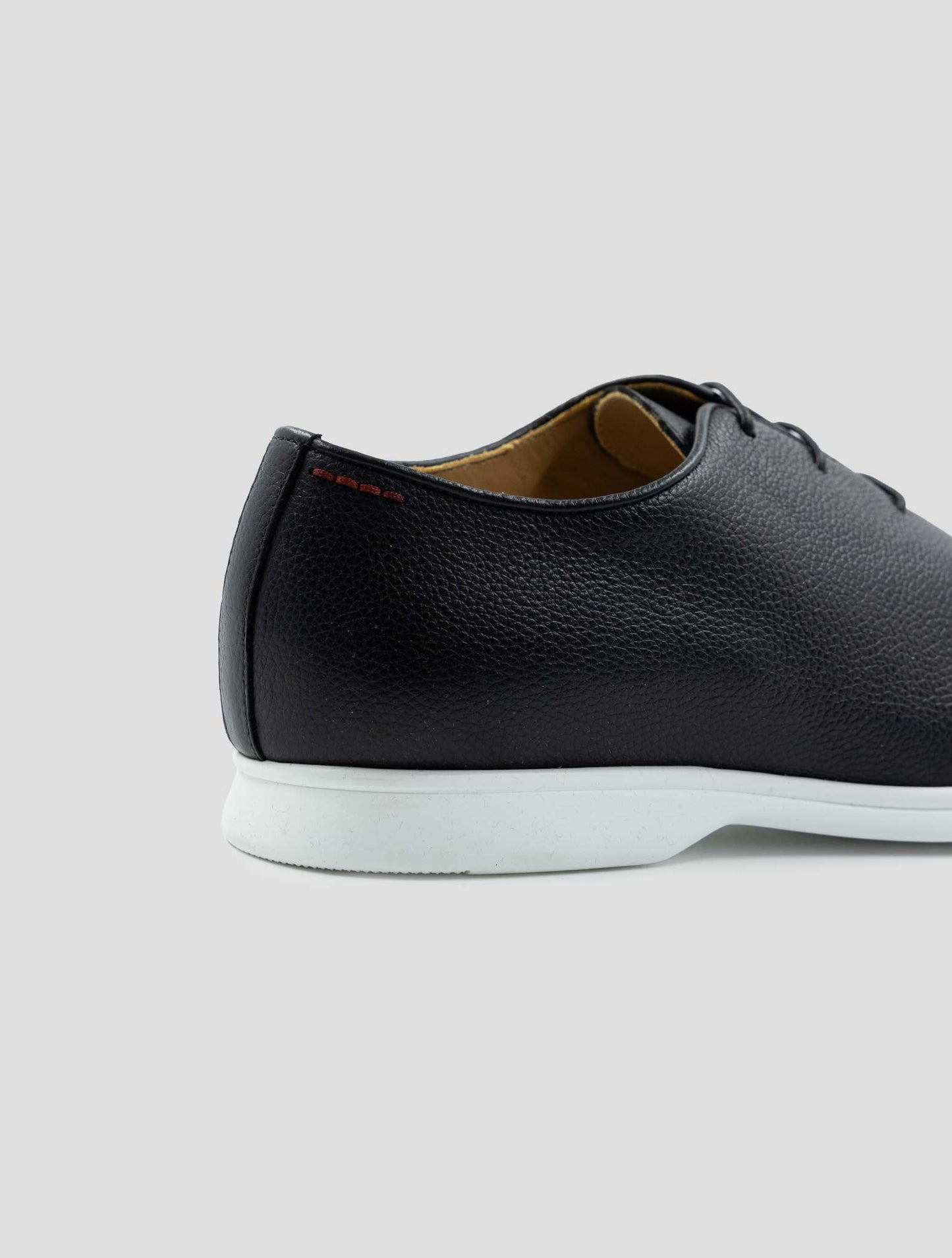 Kiton Black Leather Sneakers