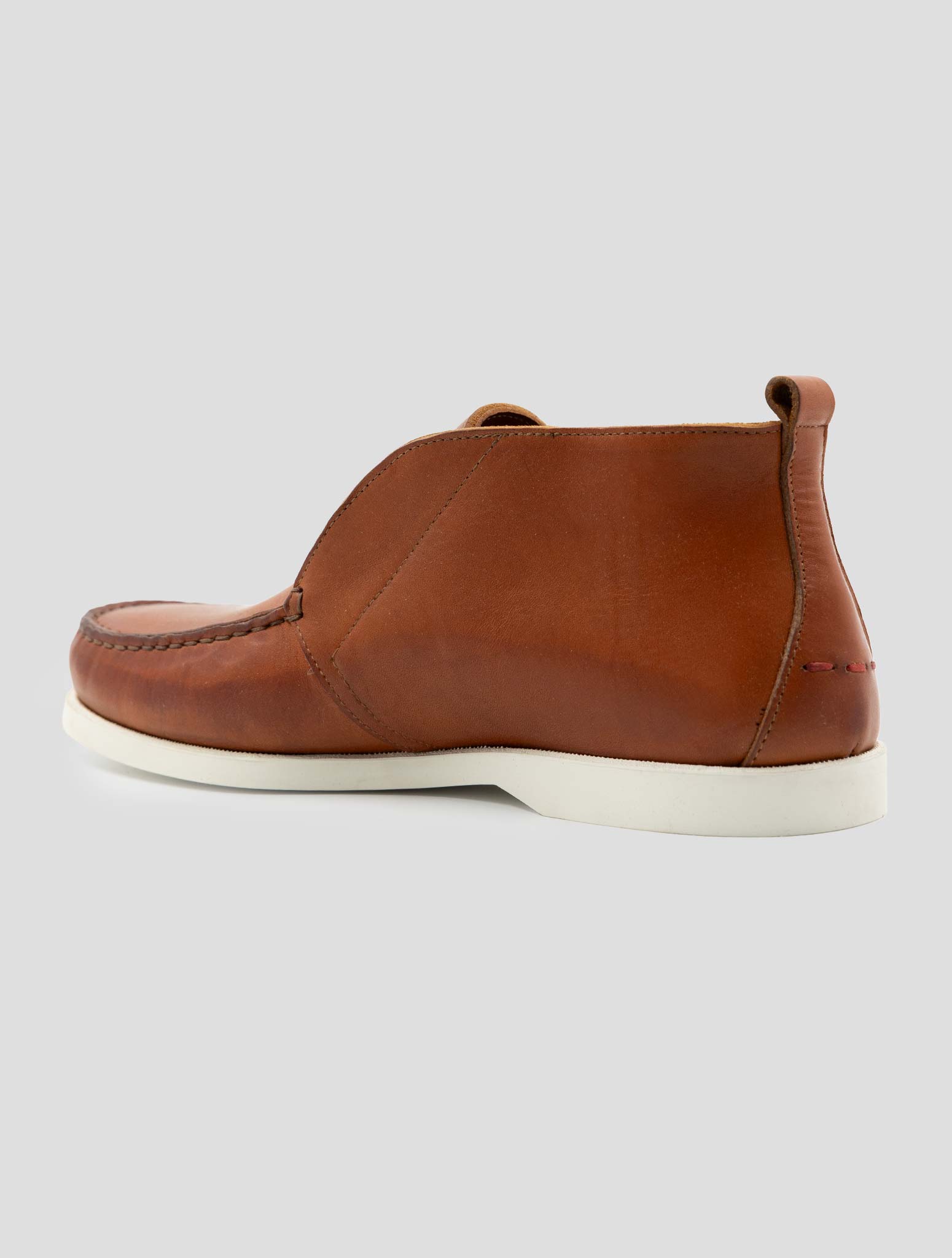 Kiton Brown Leather Loafers