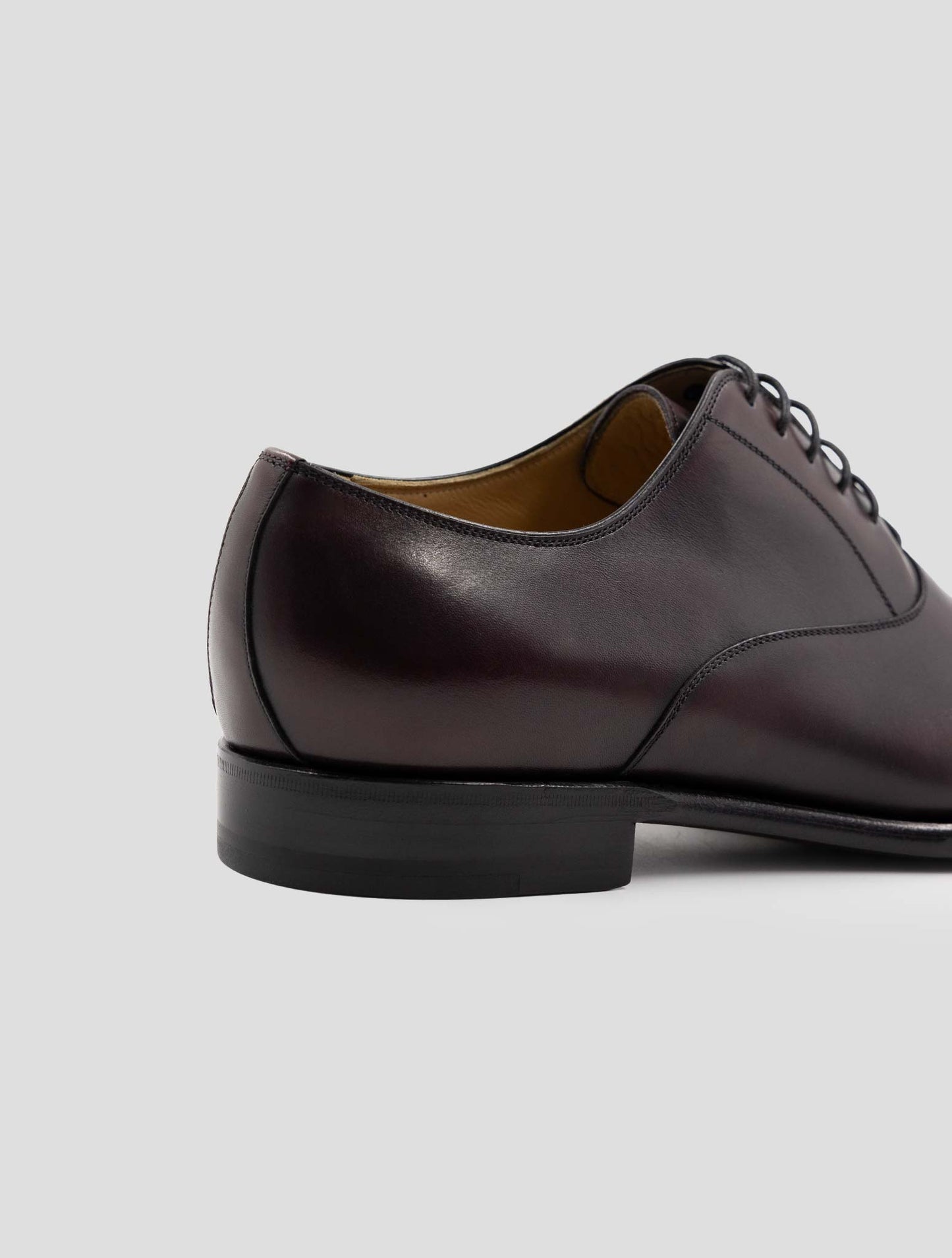 Kiton Burgundy Leather Dress Shoes