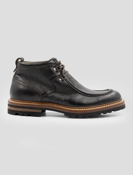 Kiton Brown Leather Boots