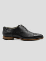 Kiton Brown Leather Deer Dress Shoes